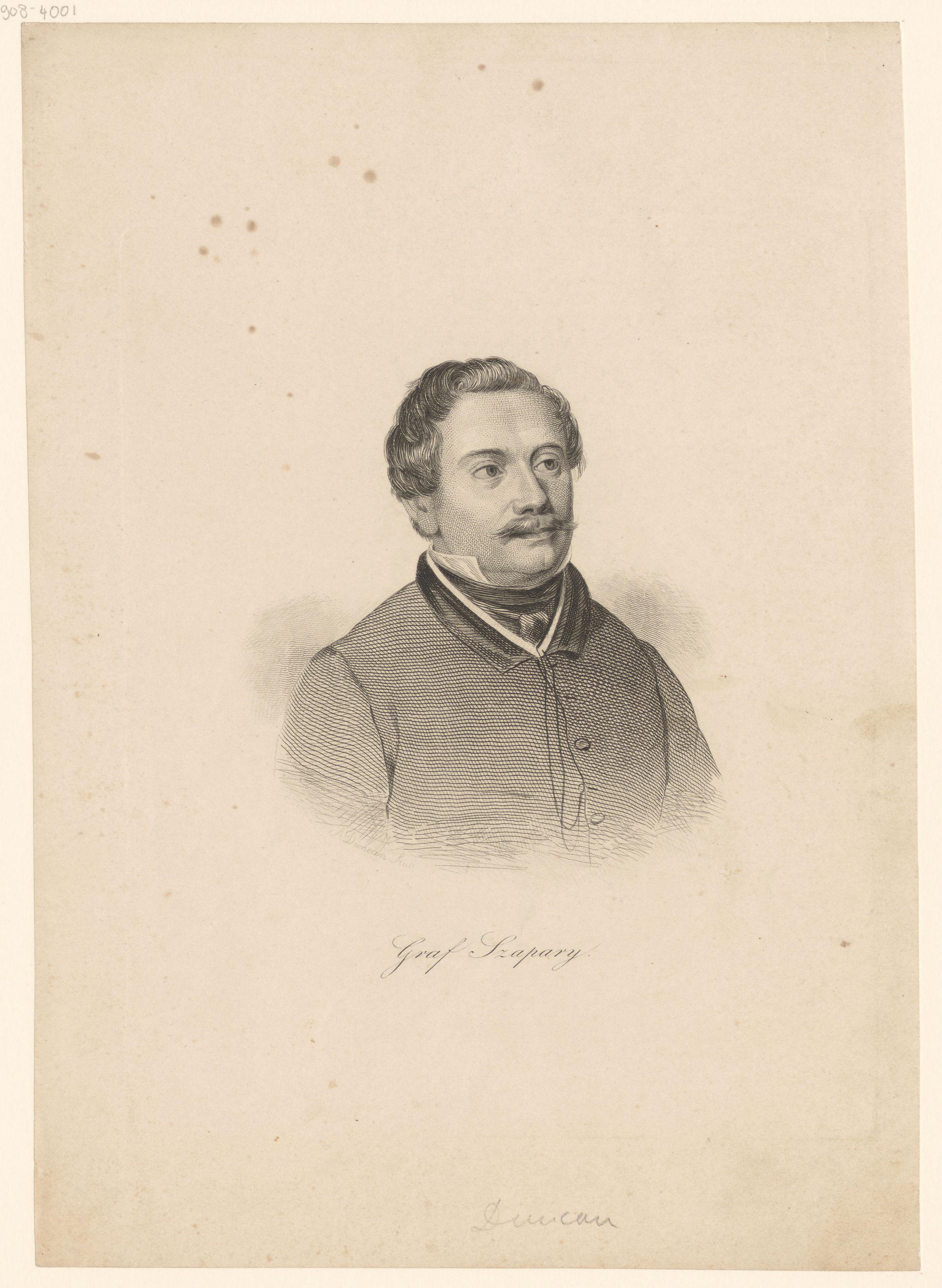 Portret van Ferenc Szapary