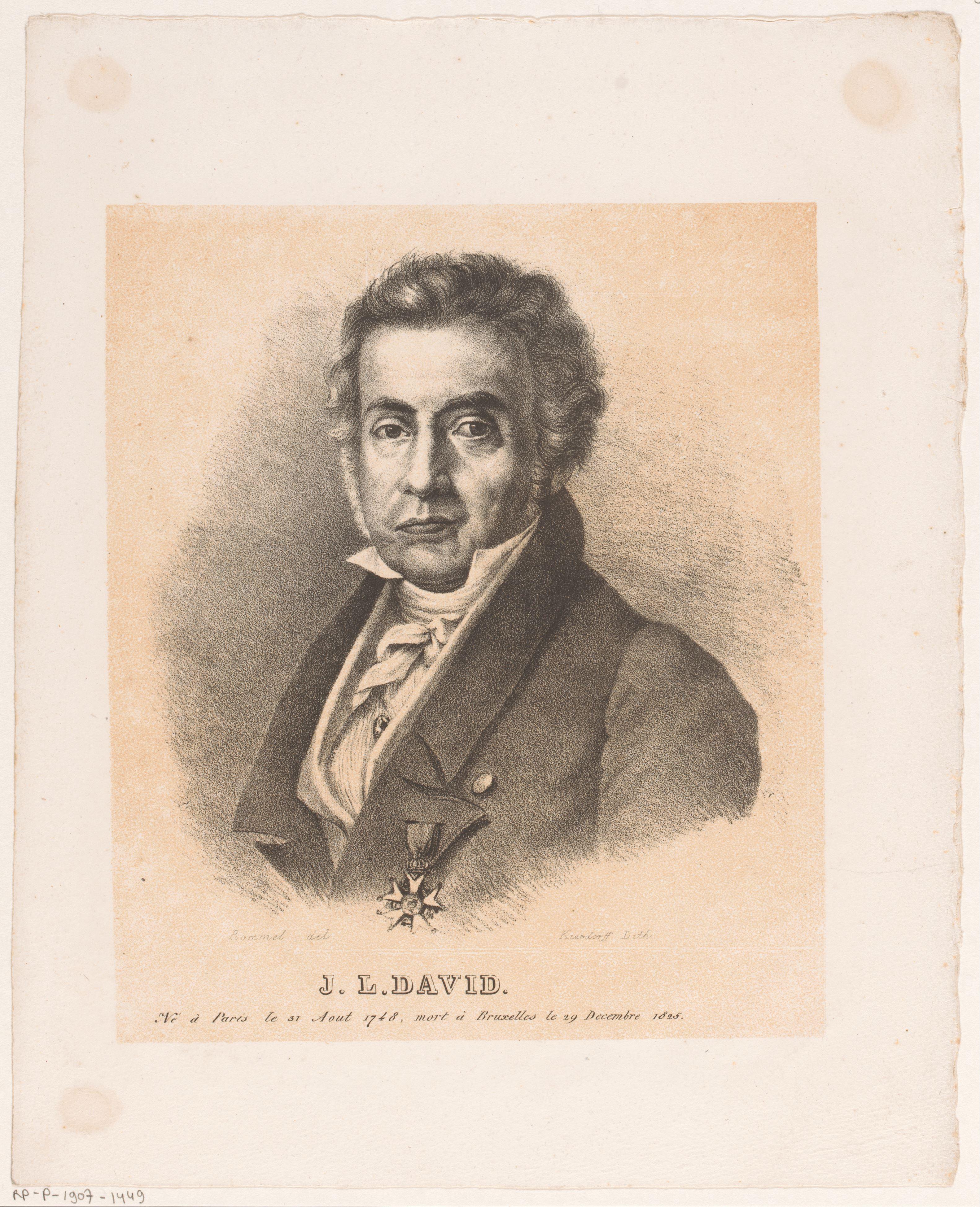 Portret van Jacques-Louis David