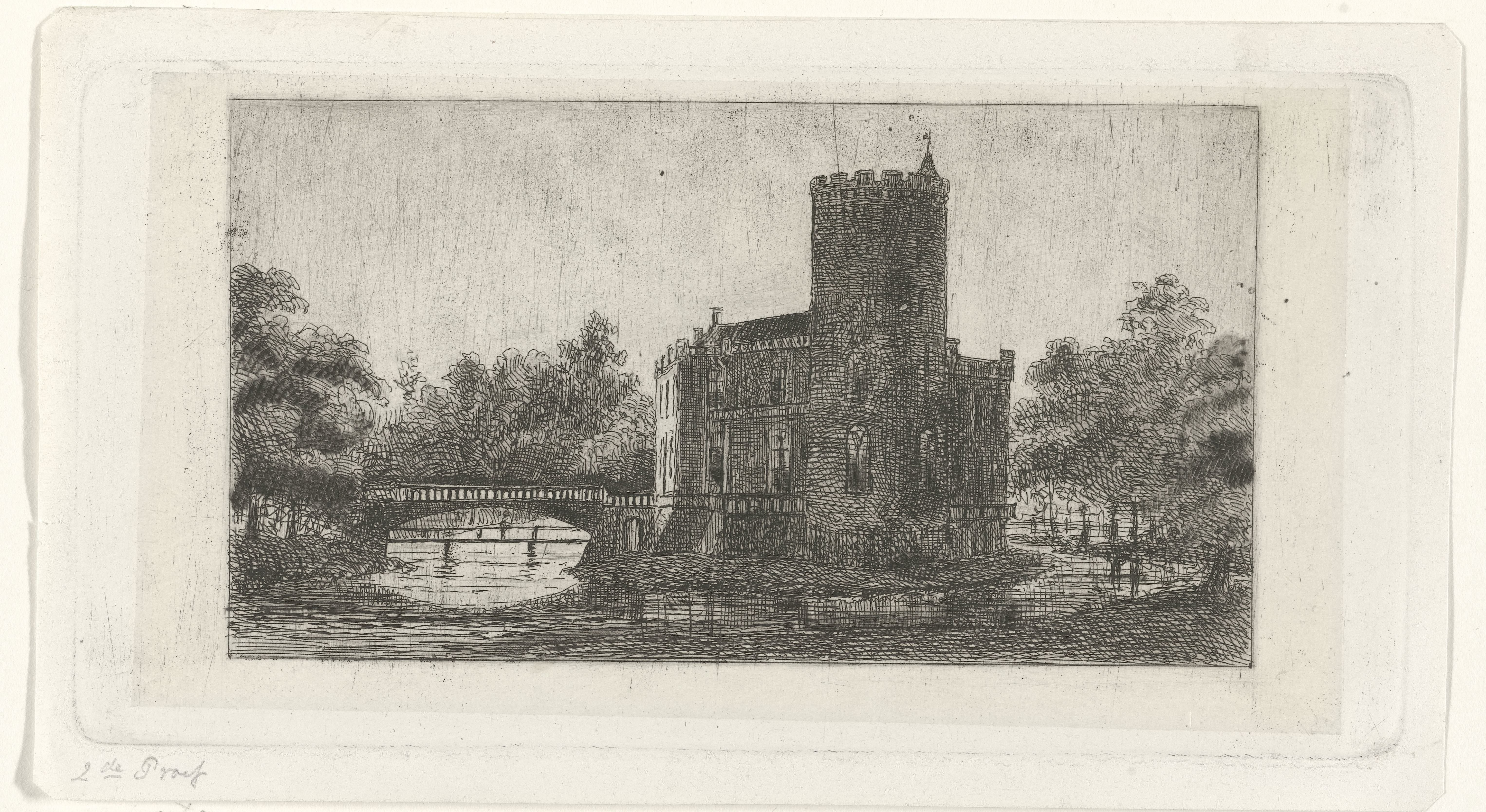 Gezicht op Ridderhofstad Sterkenburg