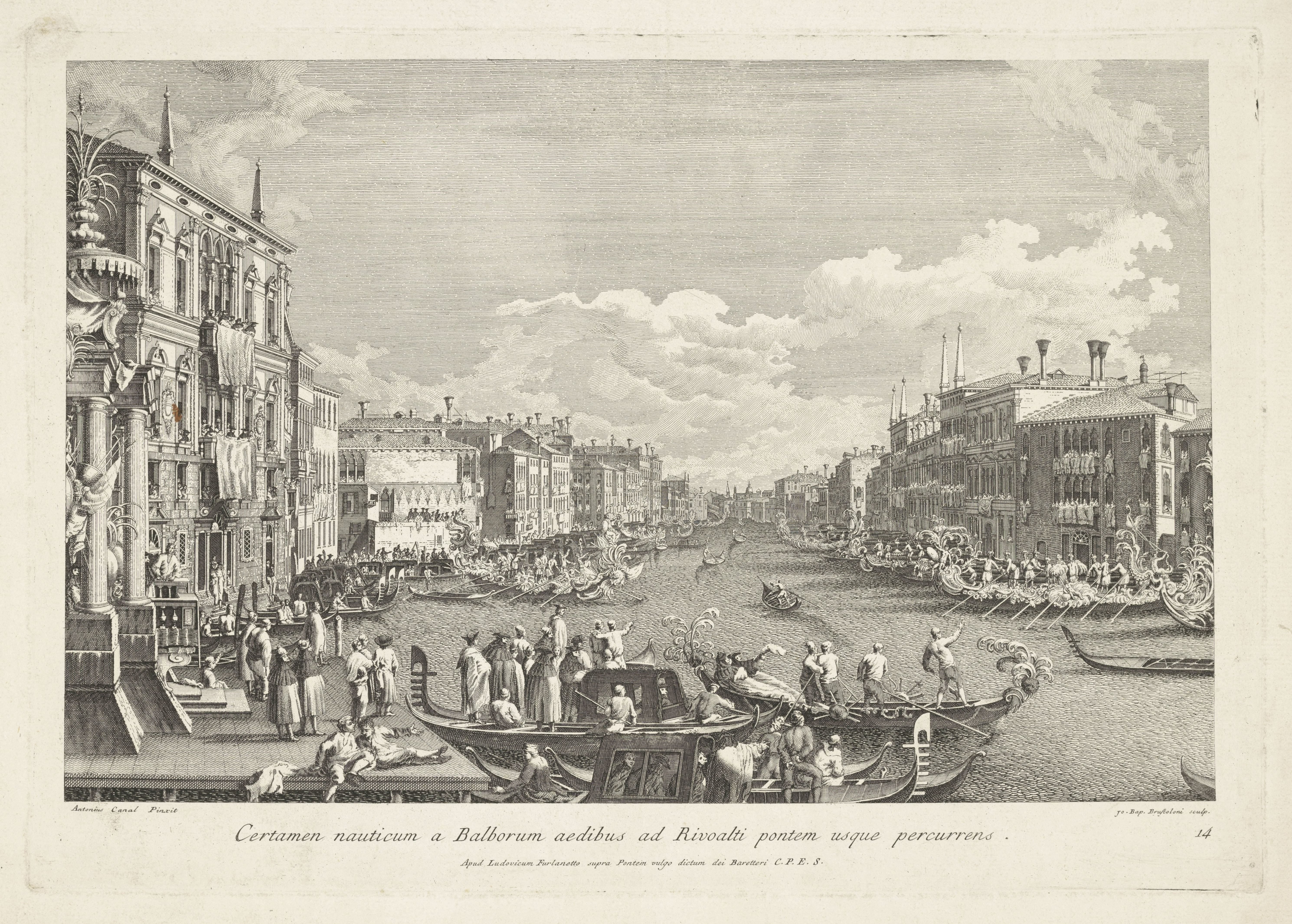 Canal Grande en Palazzo Belloni Battagia
