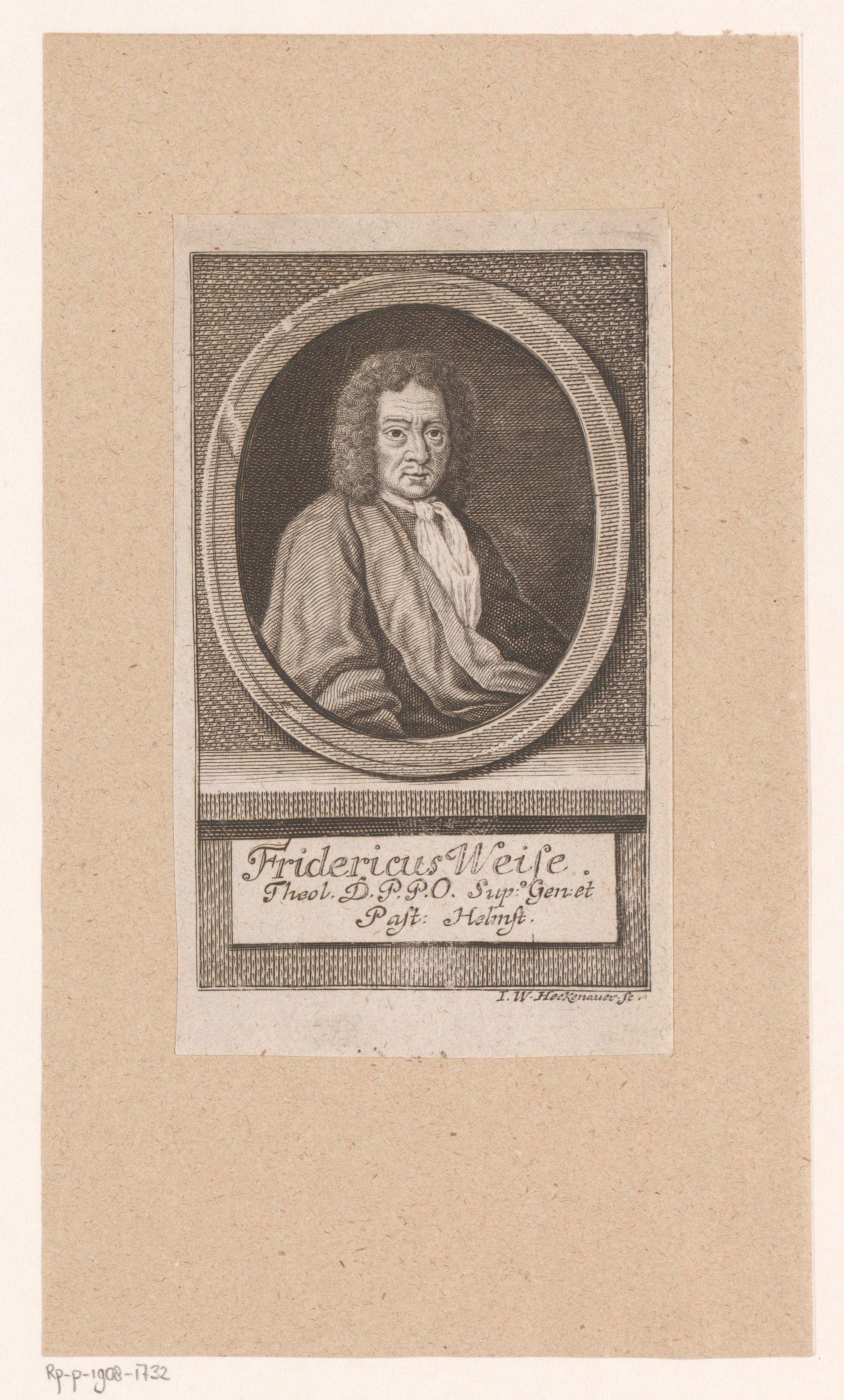 Portret van Friedrich Weise