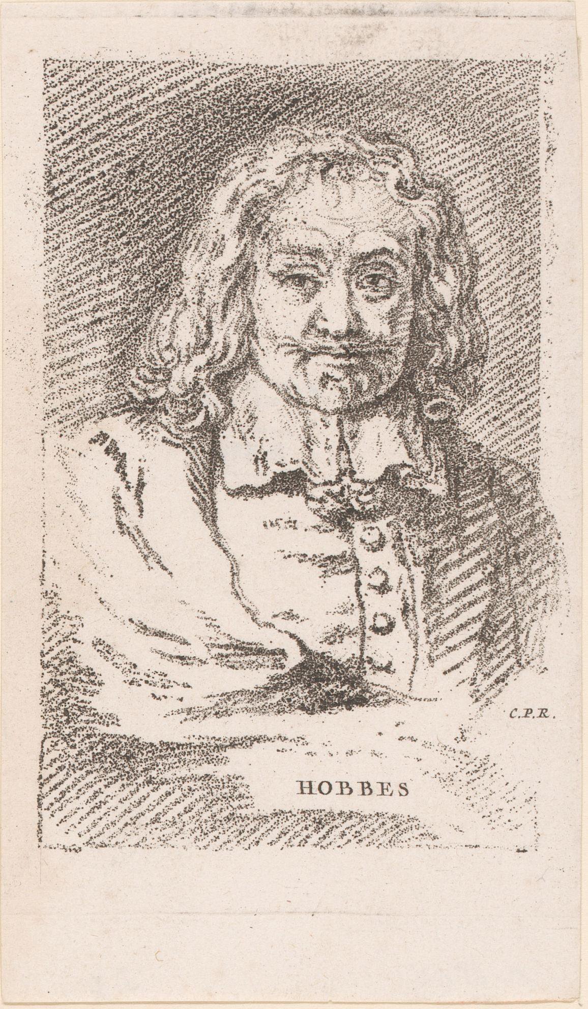 Portret van Thomas Hobbes