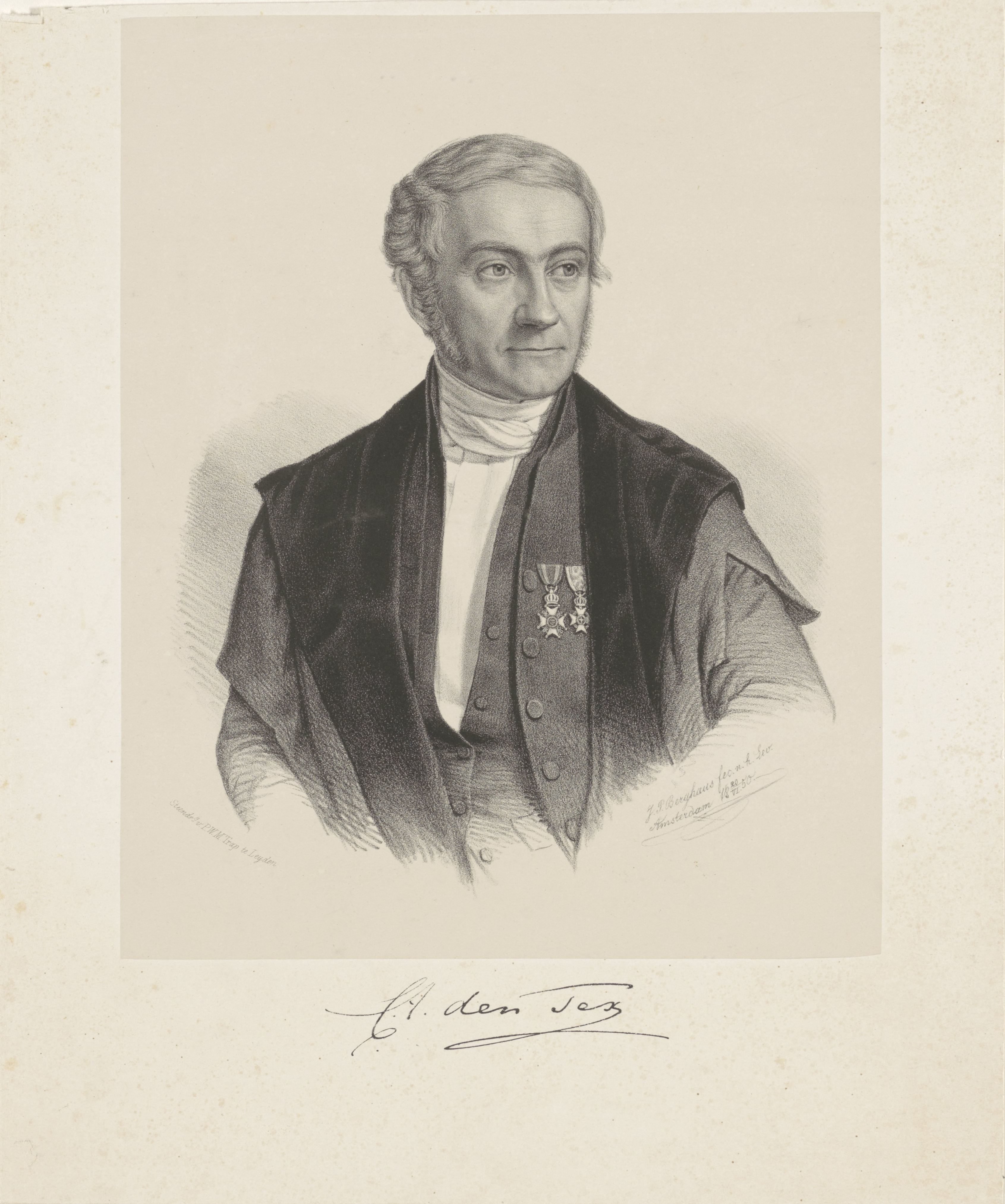 Portret van Cornelis Anne denden Tex