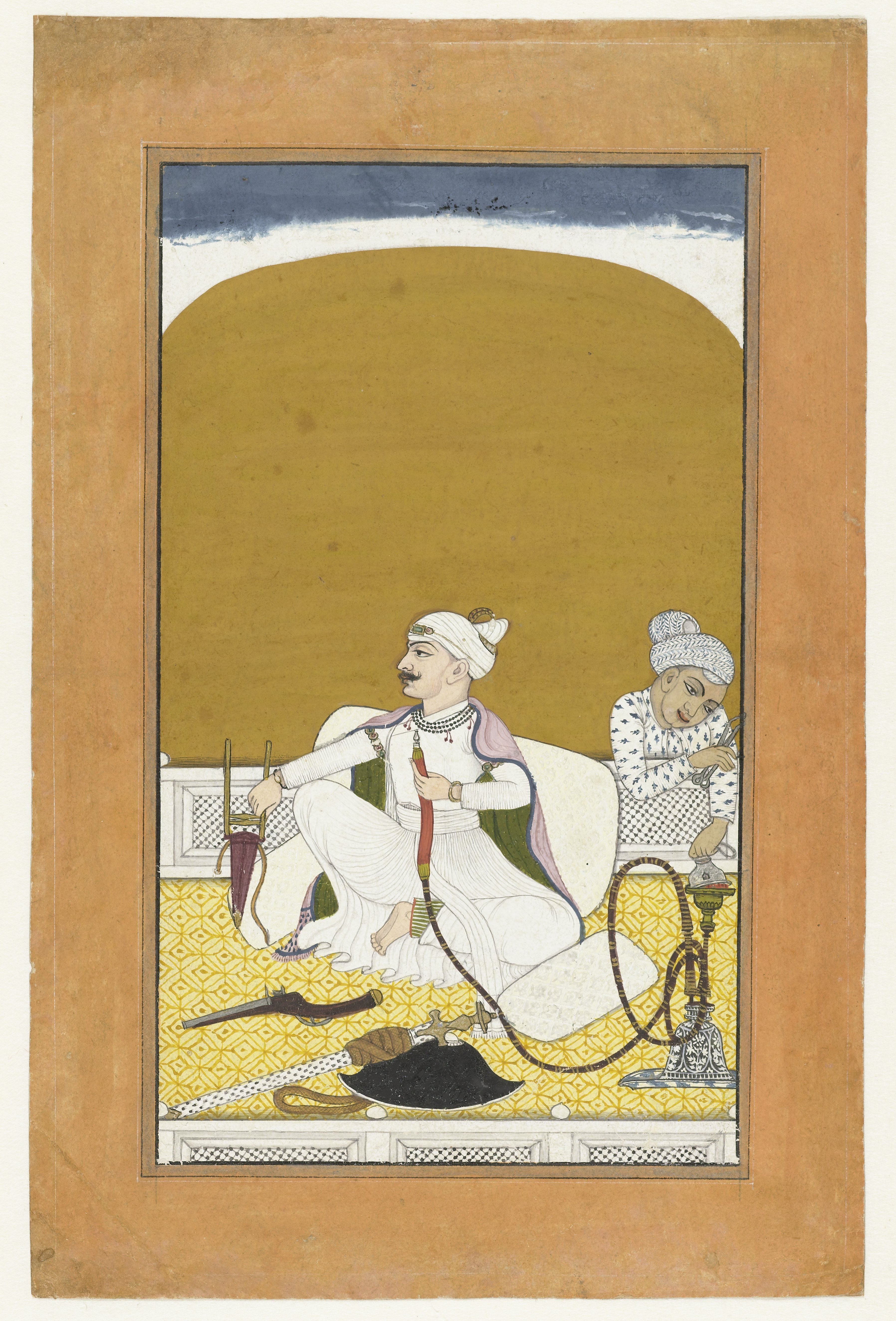Portret van Sukhjivan Khan