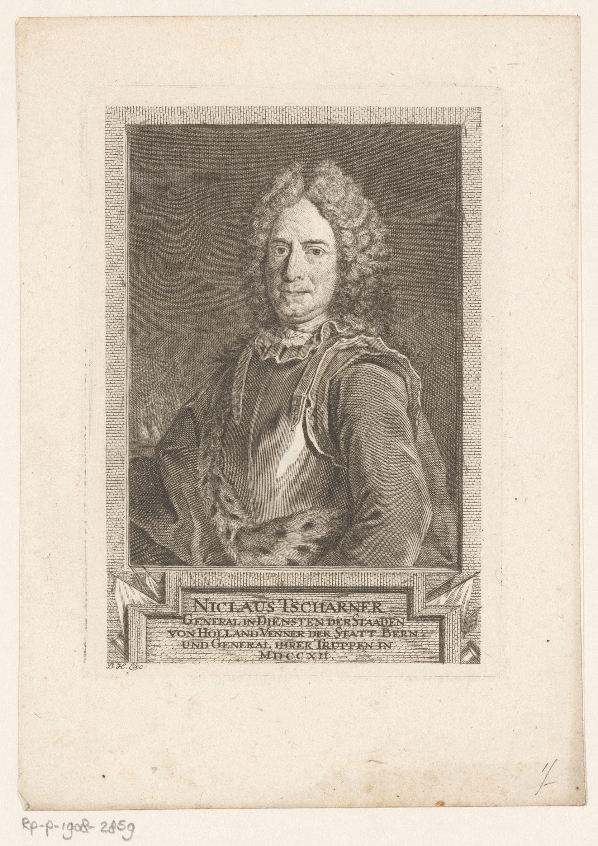 Portret van Niclaus Tscharner