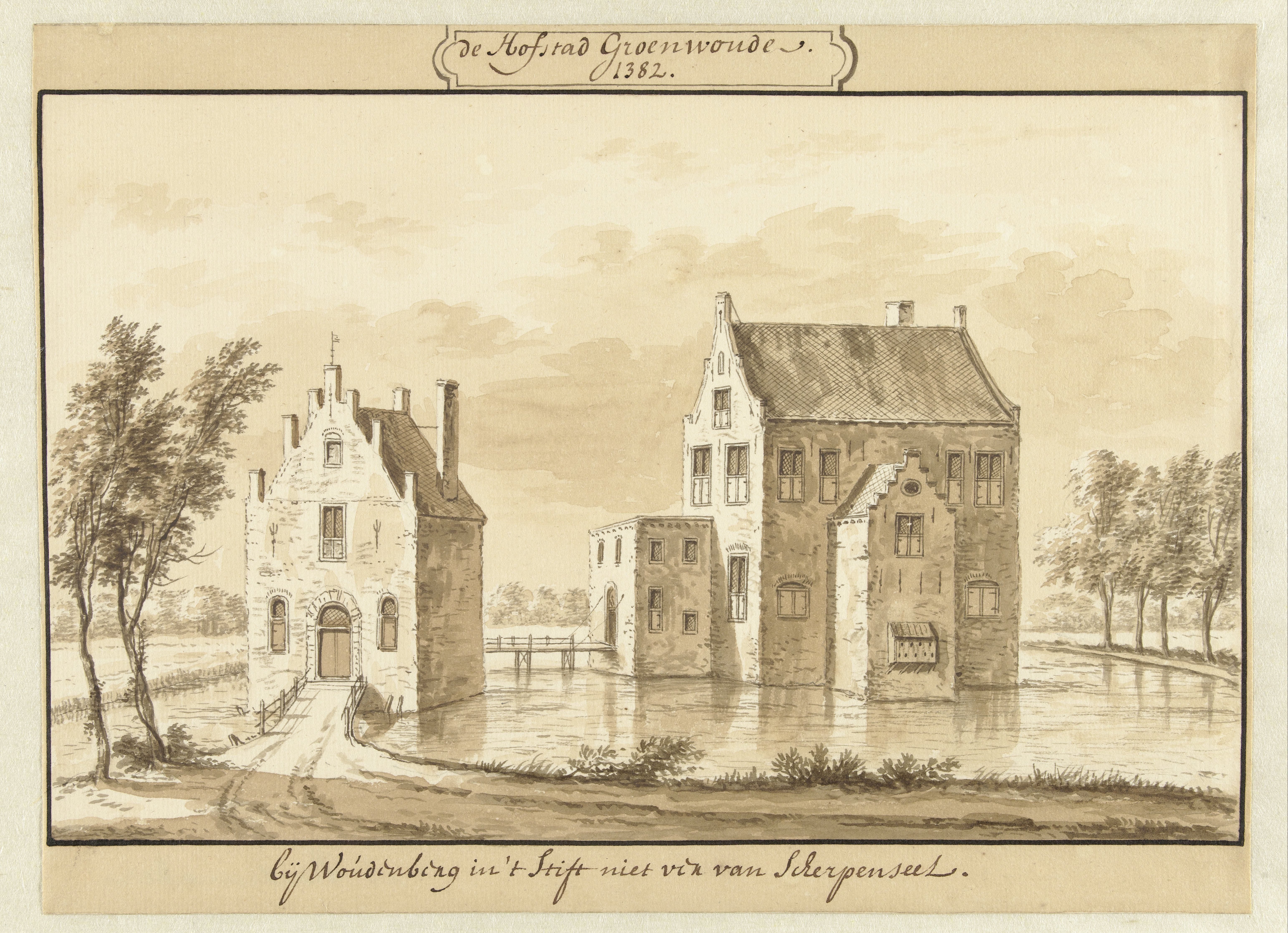 Hofstede Groenewoude in 1382