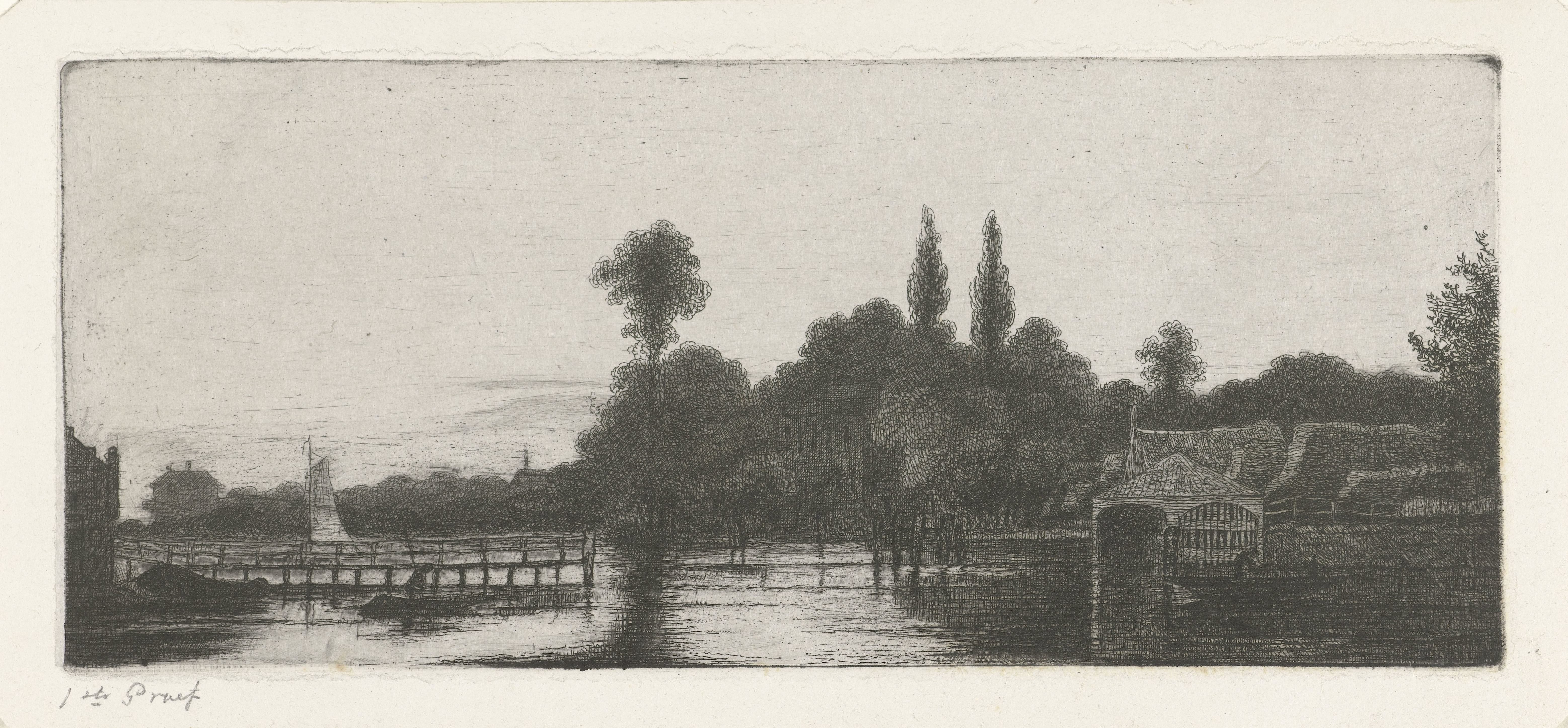 Gezicht op een rivier