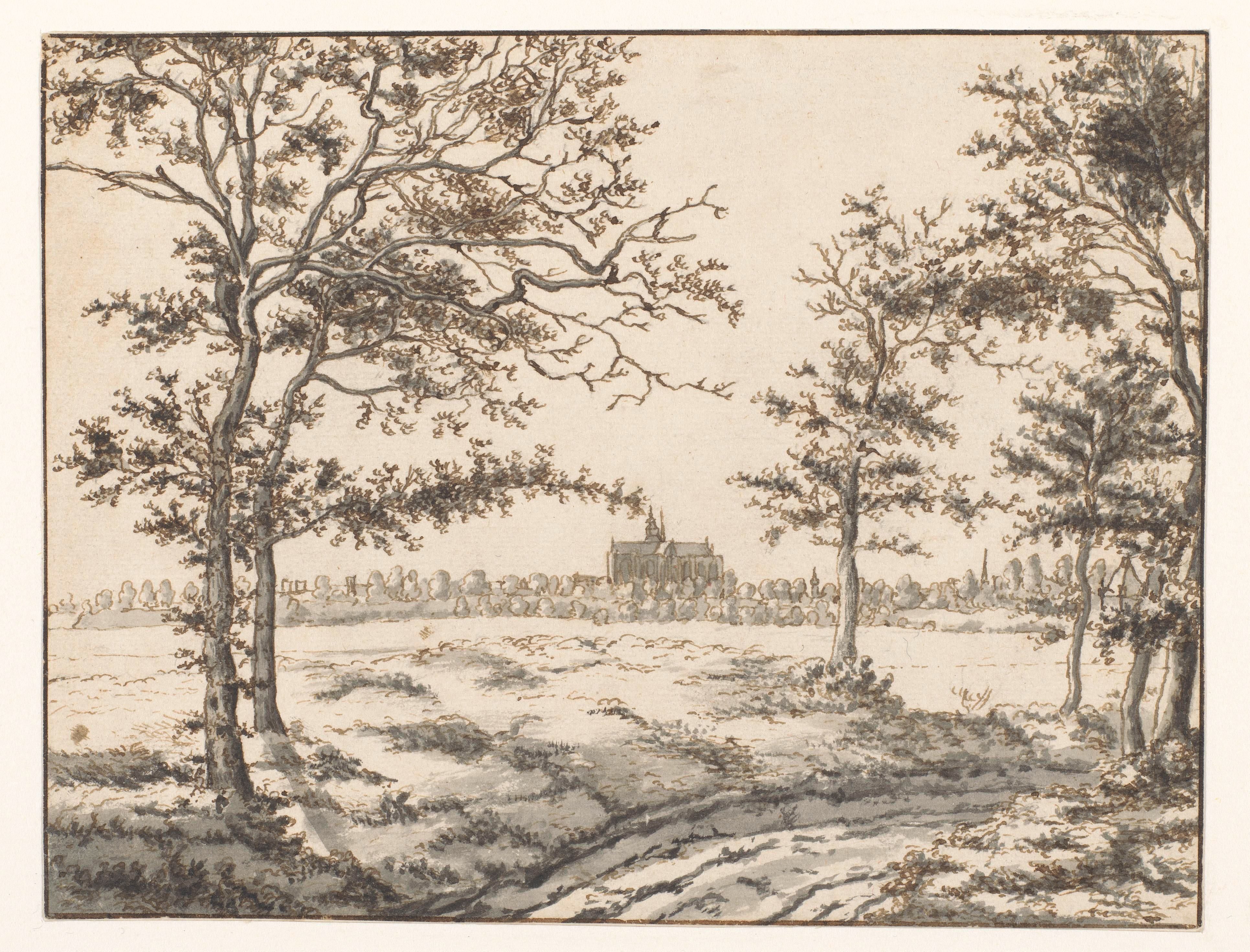 View of Bergen op Zoom from the East