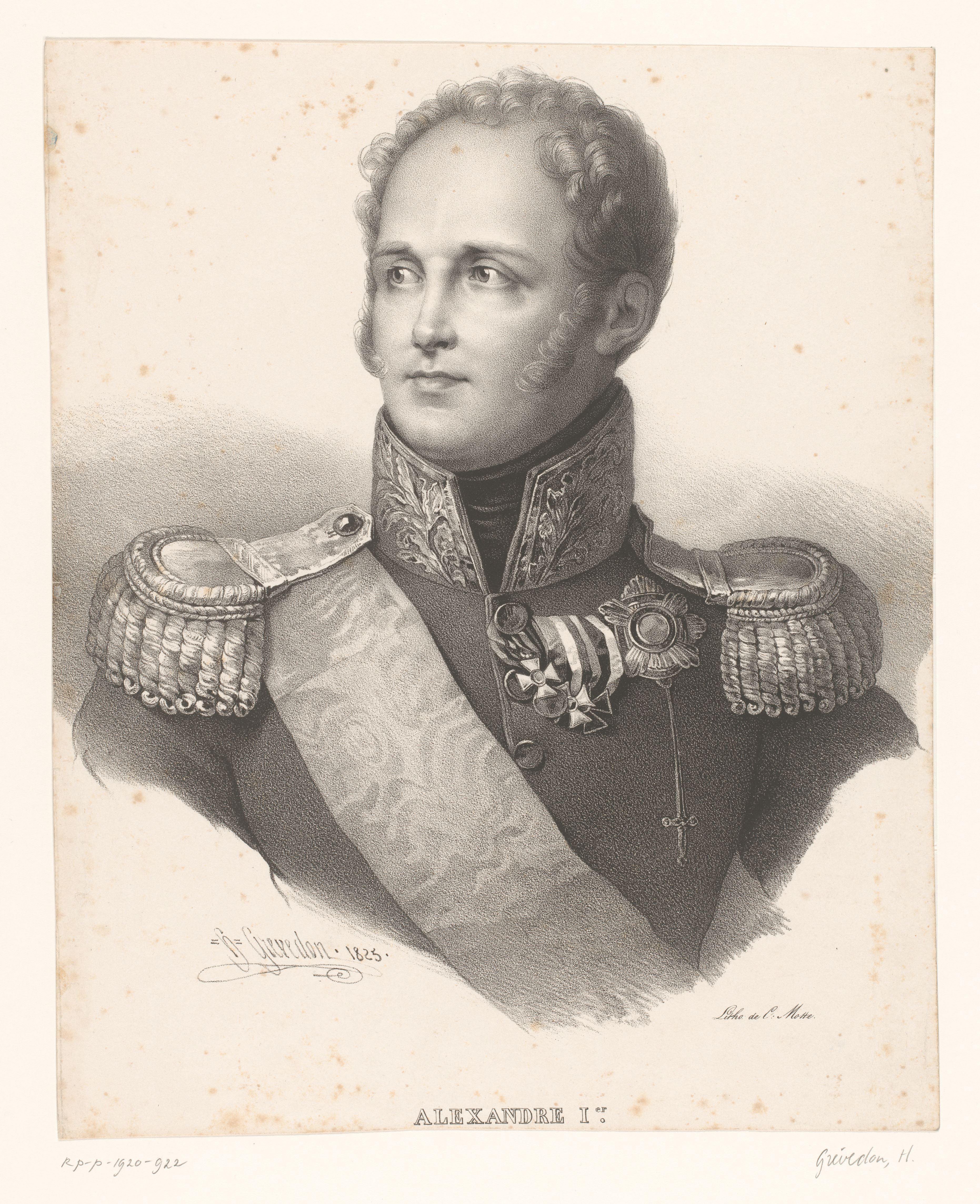 Portret van Alexander I van Rusland