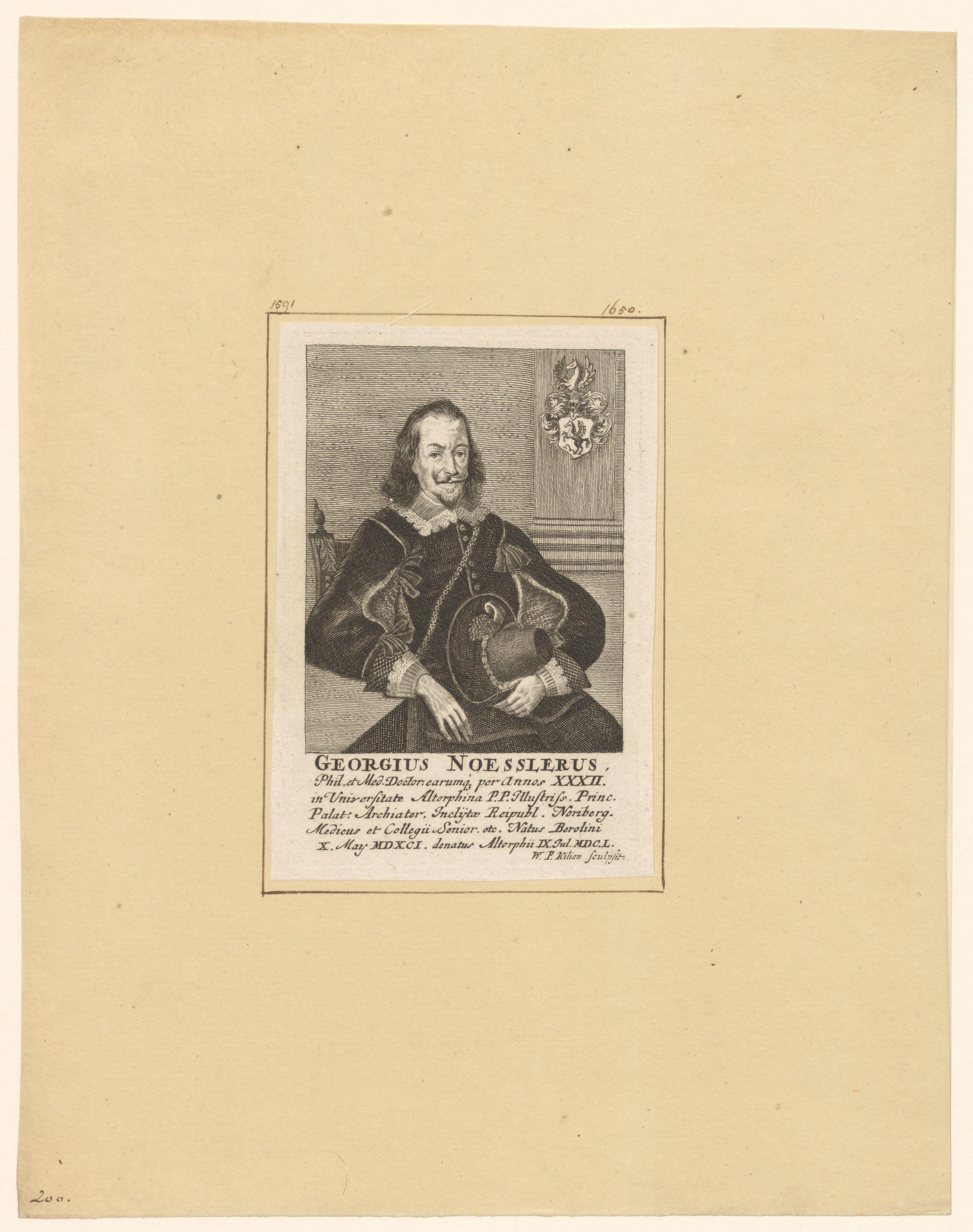 Portret van Georg Nößler