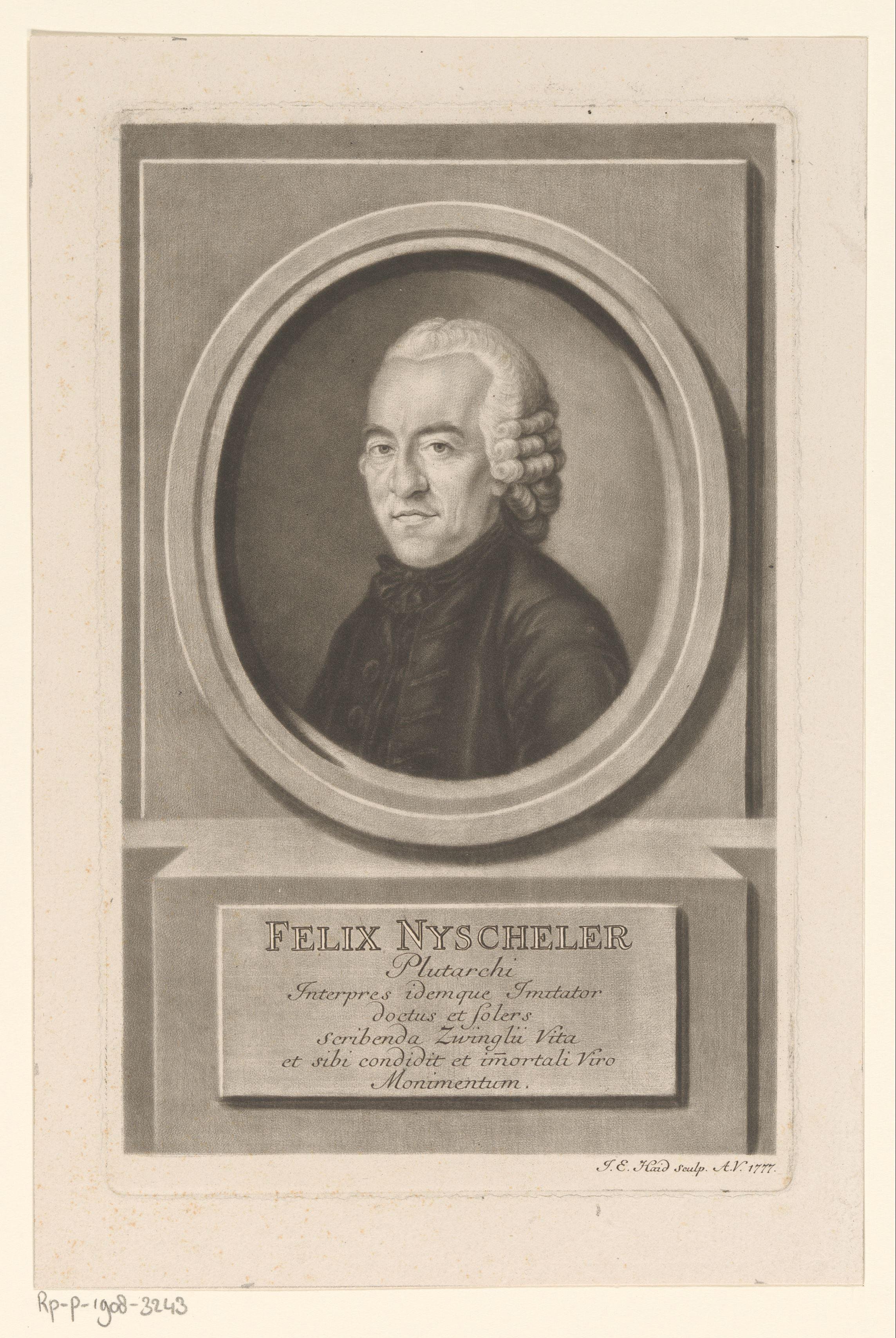Portret van Felix Nyscheler