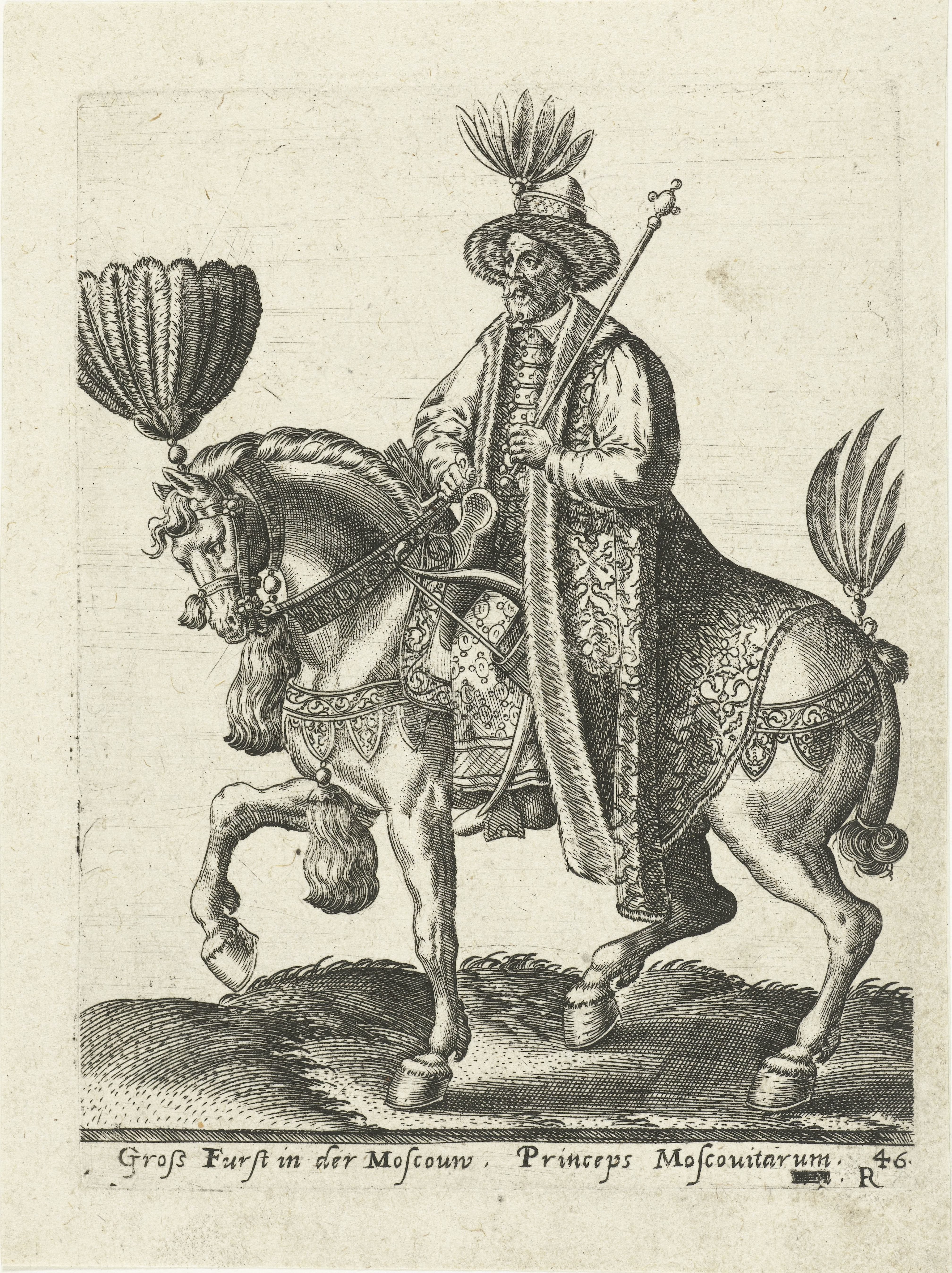 Grootvorst van Moskou te paard