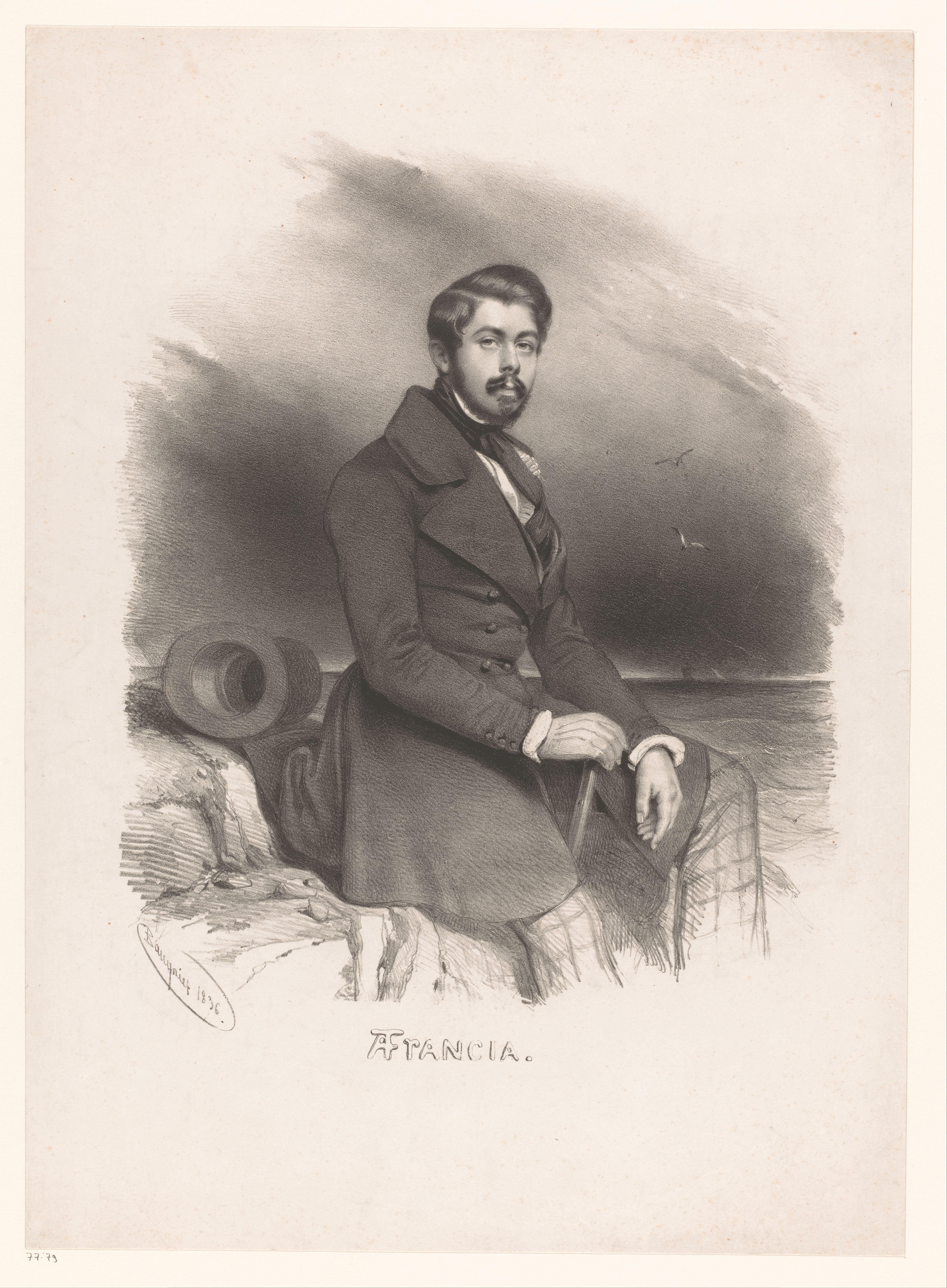 Portret van Alexandre Thomas Francia