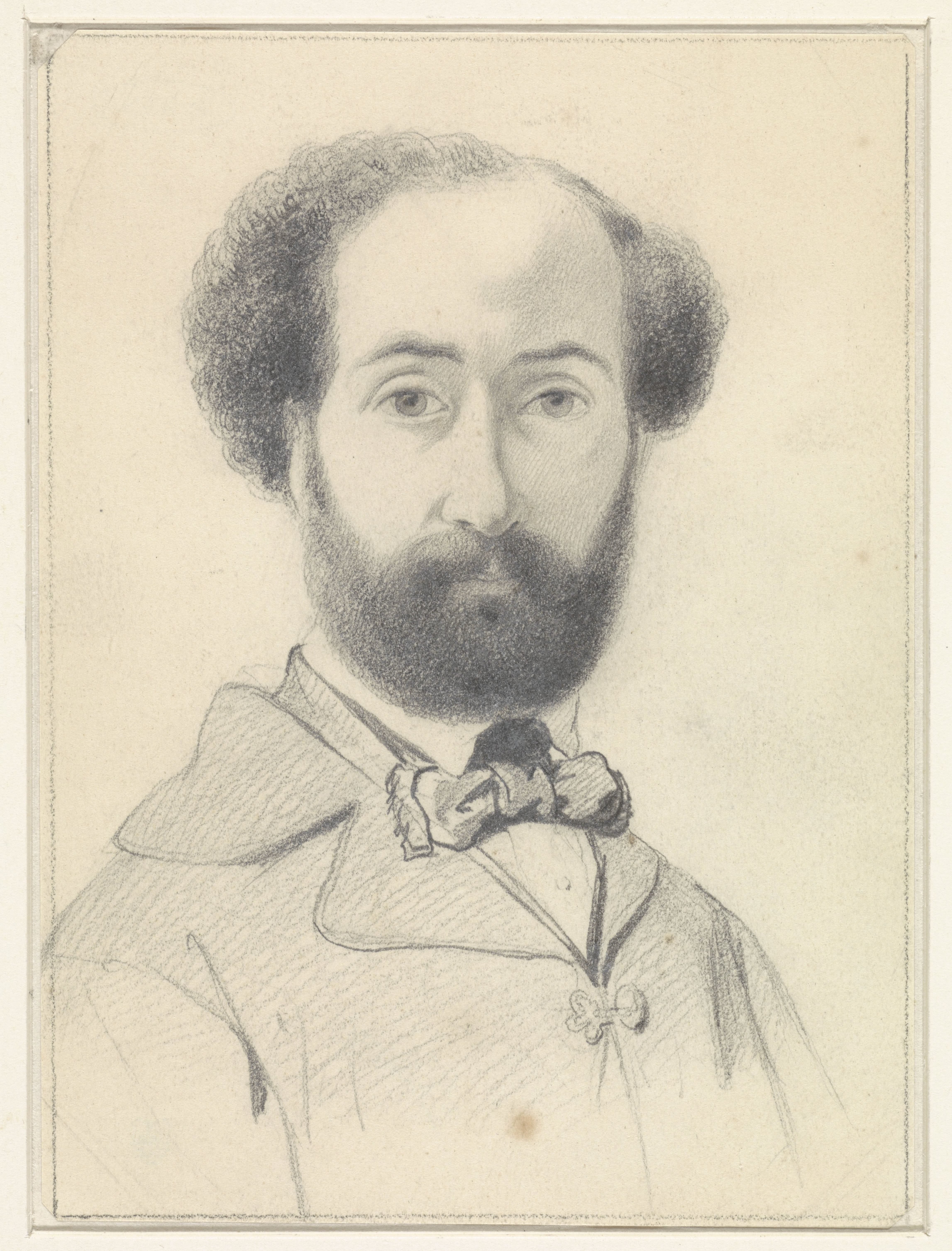 Zelfportret van Moritz Calisch