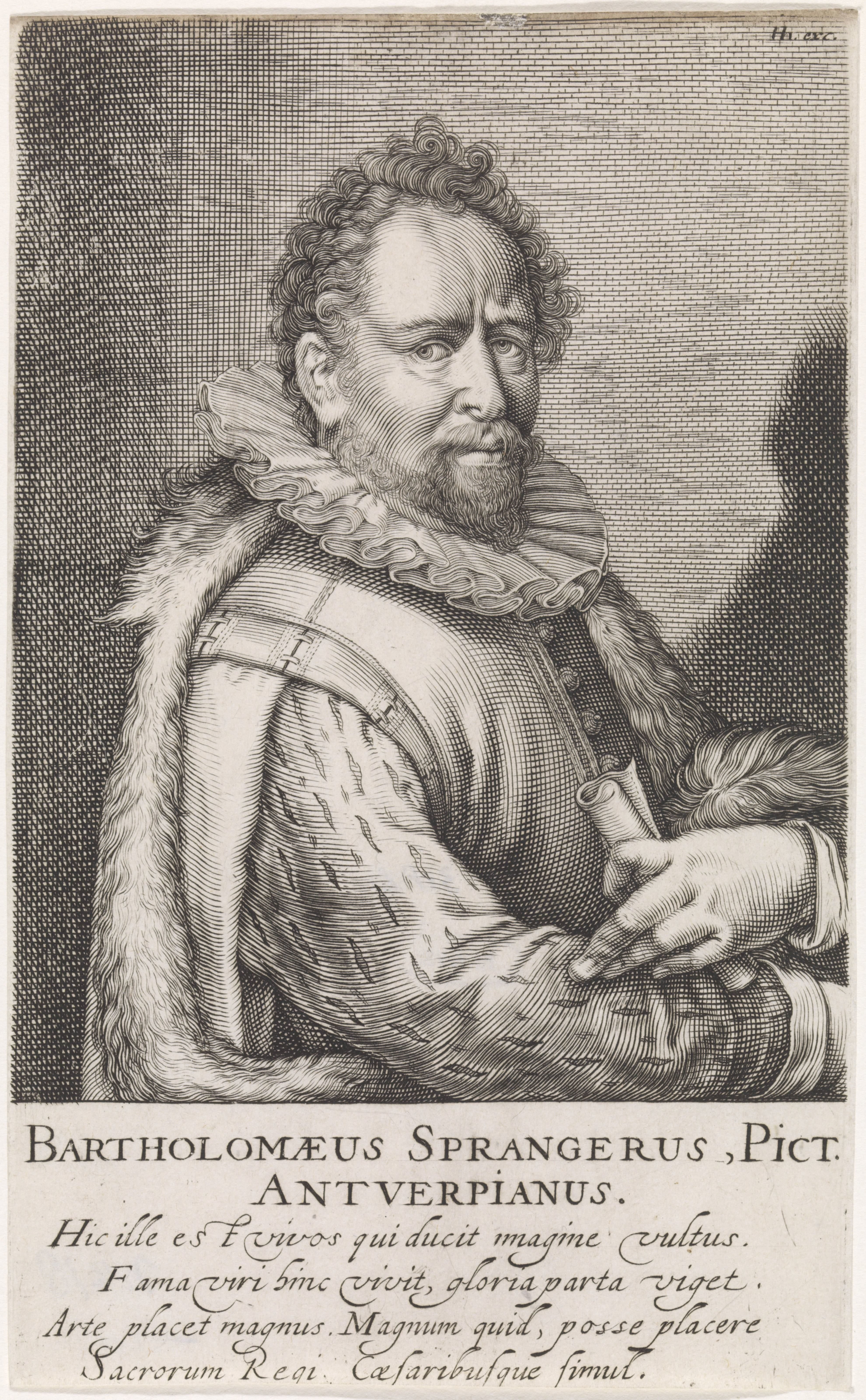 Portret van Bartholomeus Spranger