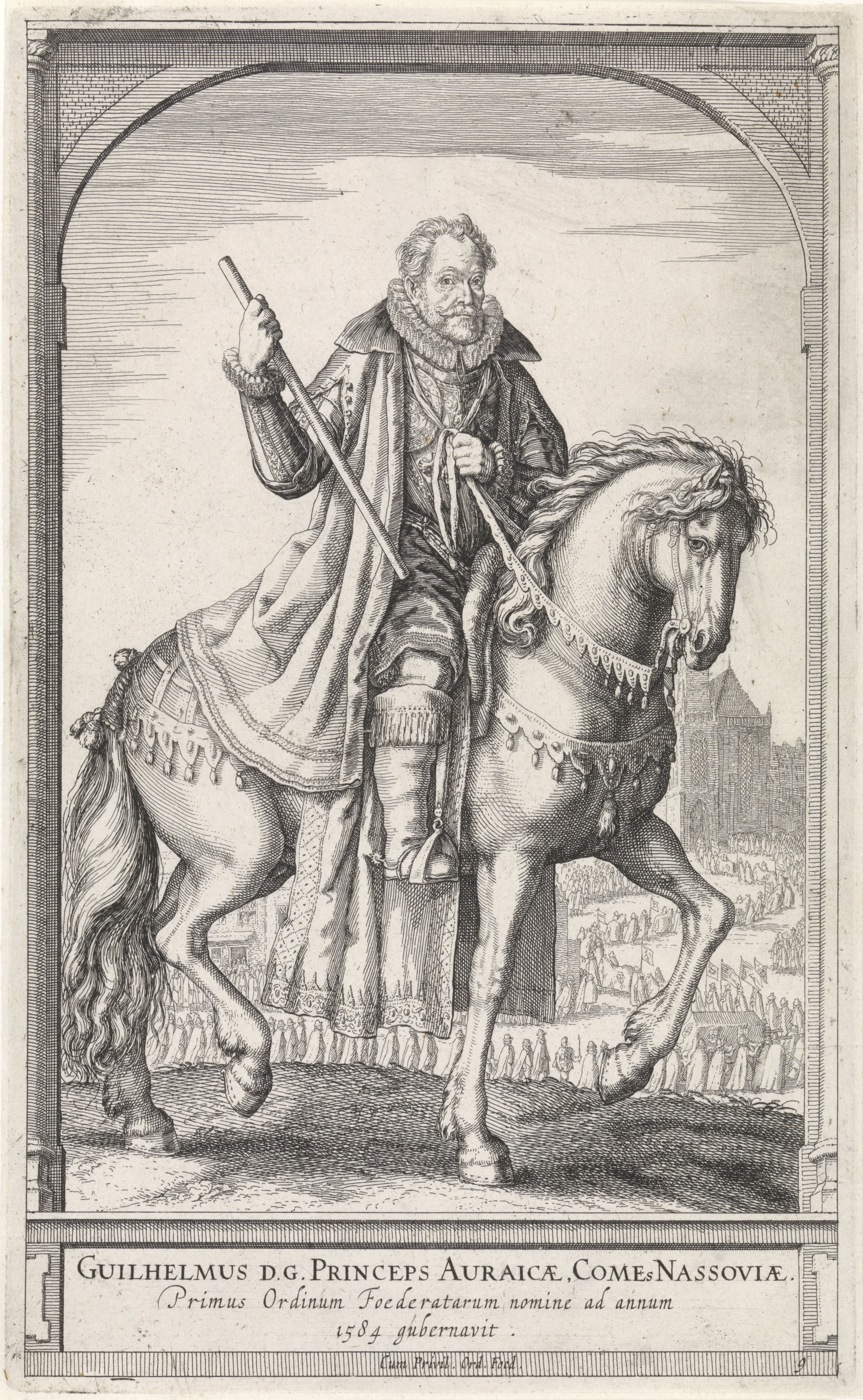 Ruiterportret van Willem van Oranje