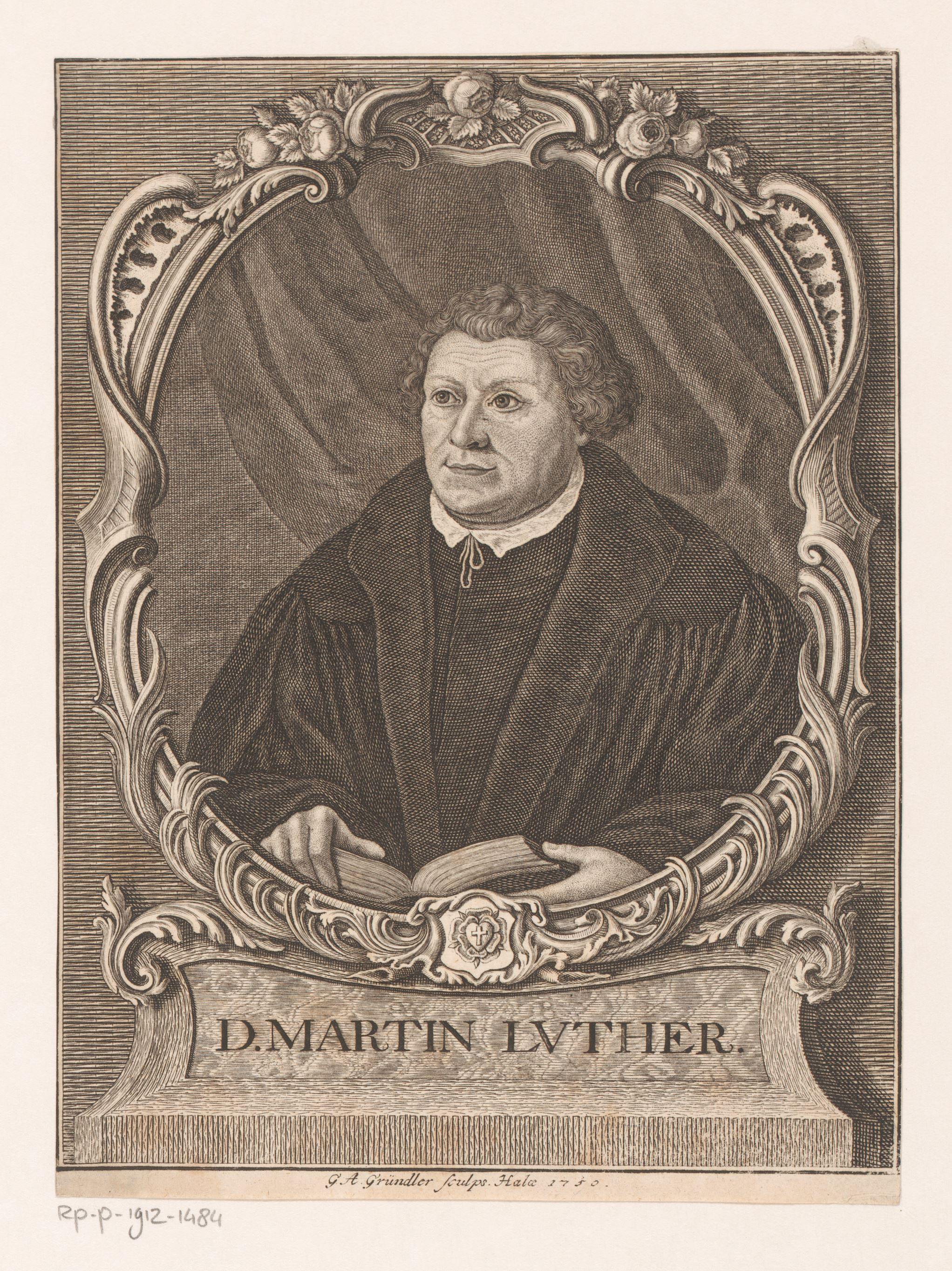Portret van Martin Luther