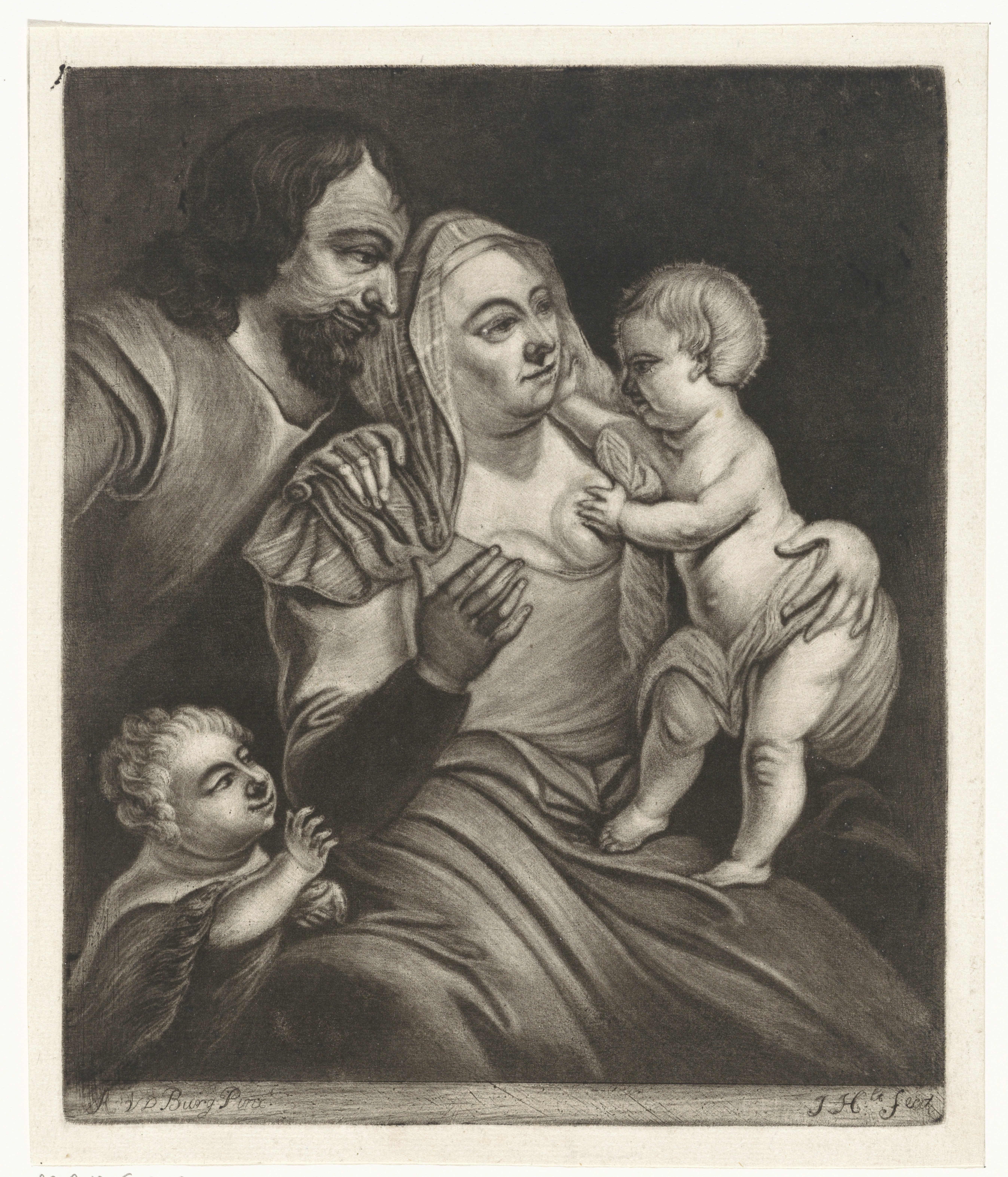 Heilige Familie met Johannes de Doper