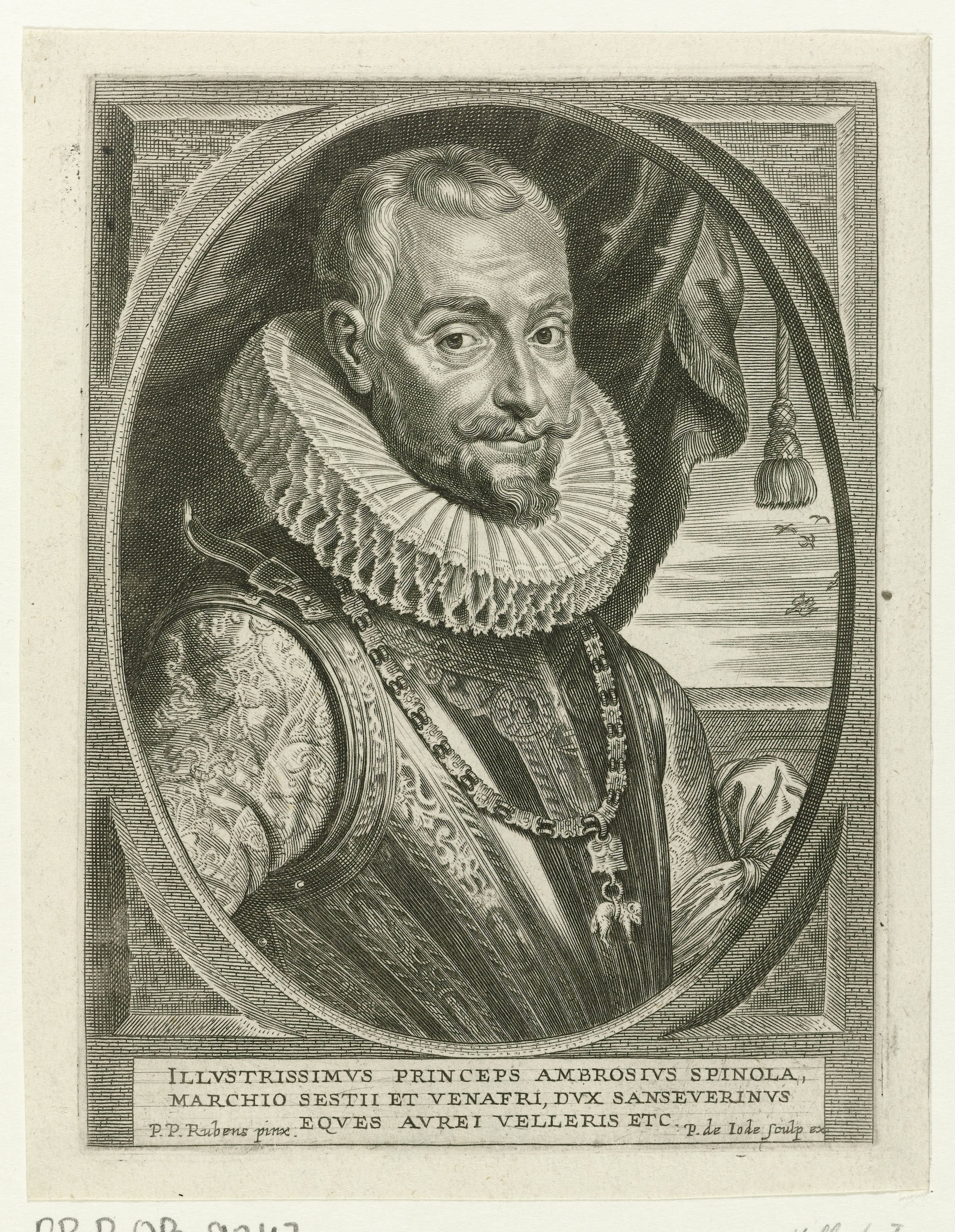 Busteportret van Ambrogio Spinola