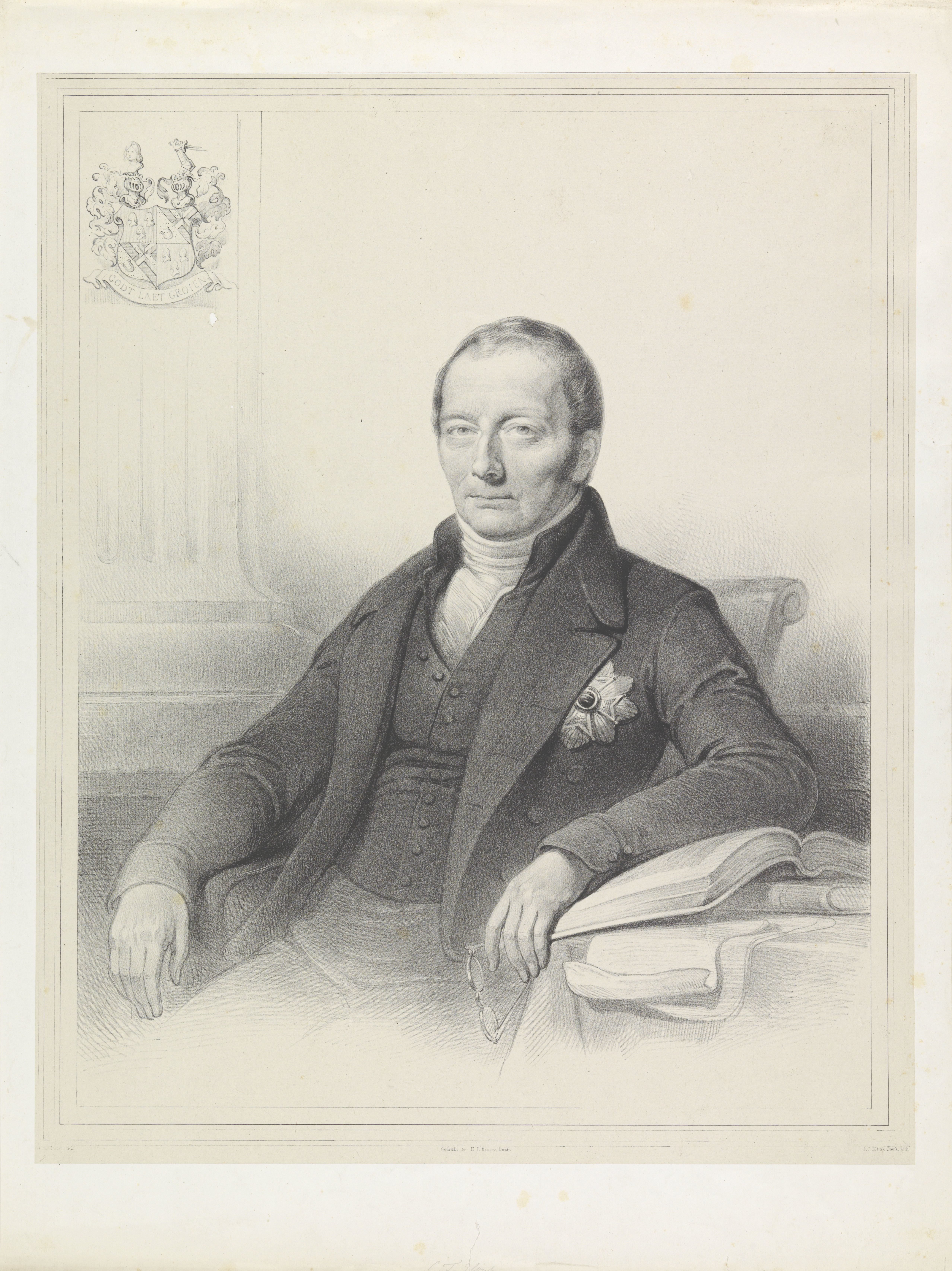 Portret van Cornelis Theodorus Elout