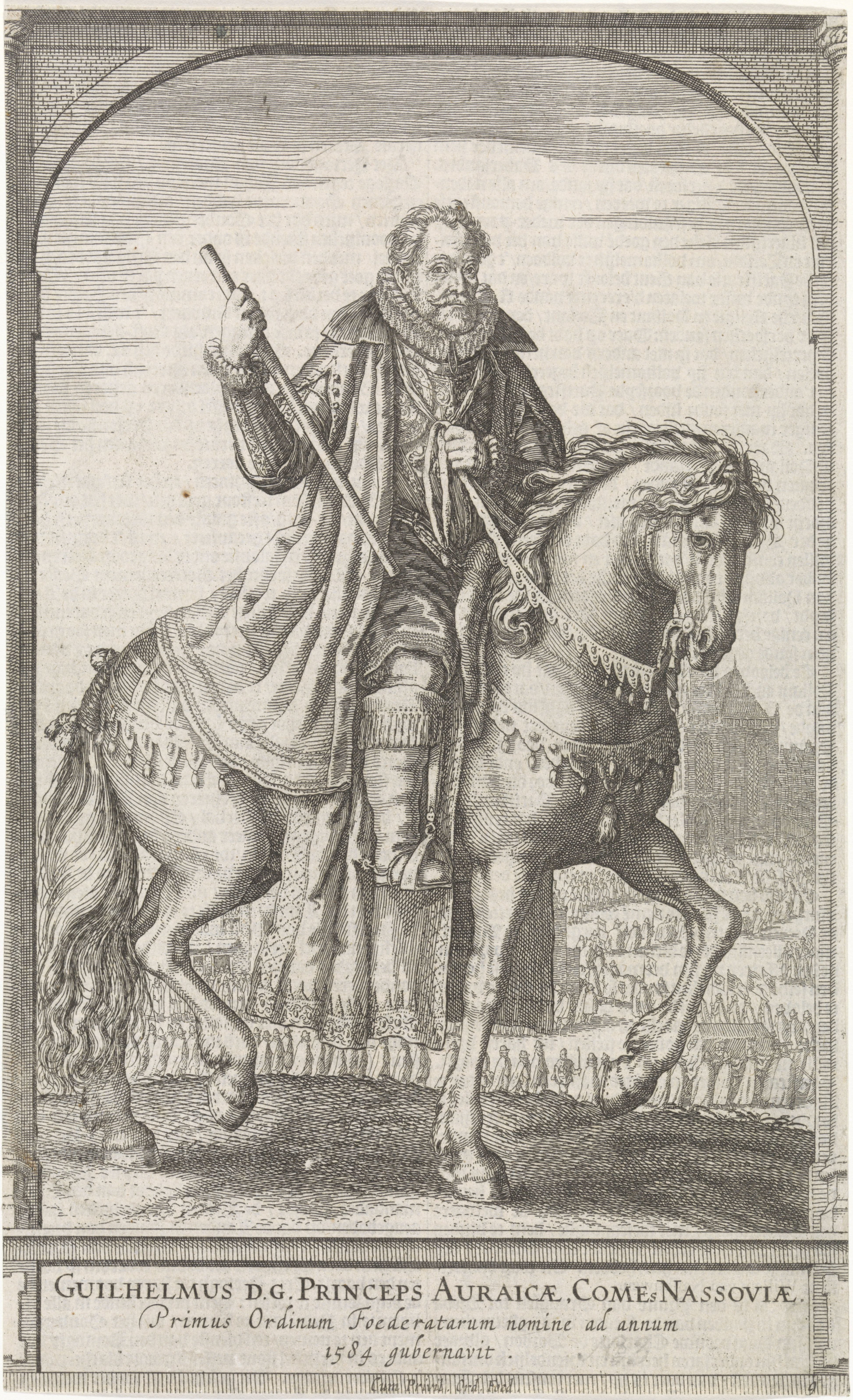 Ruiterportret van Willem van Oranje
