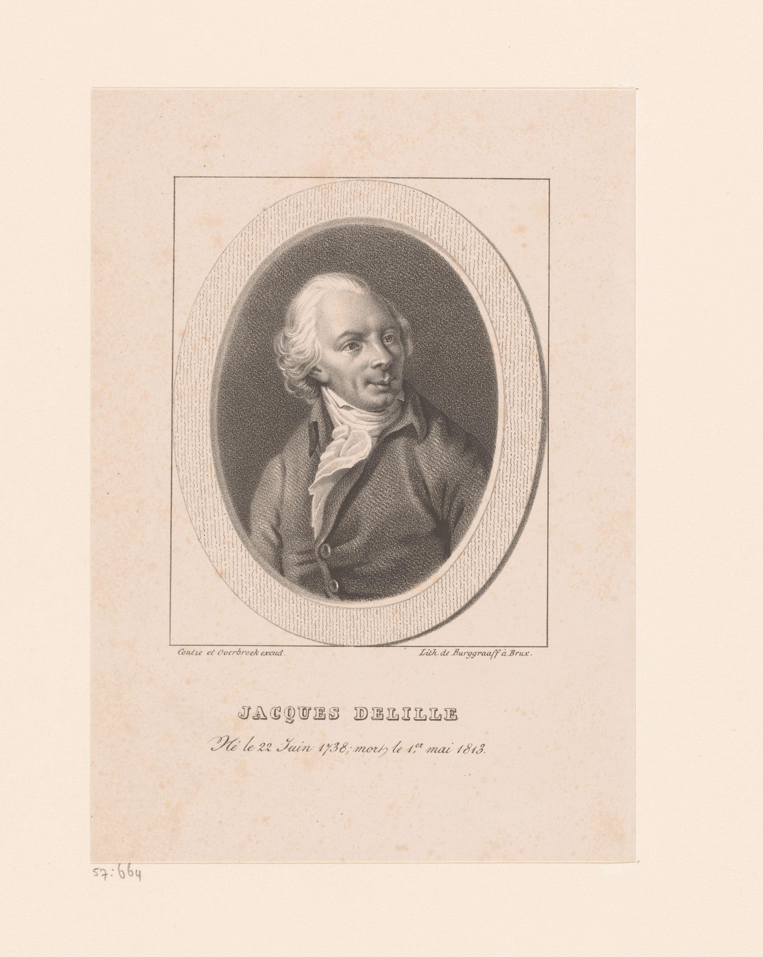 Portret van Jacques Delille