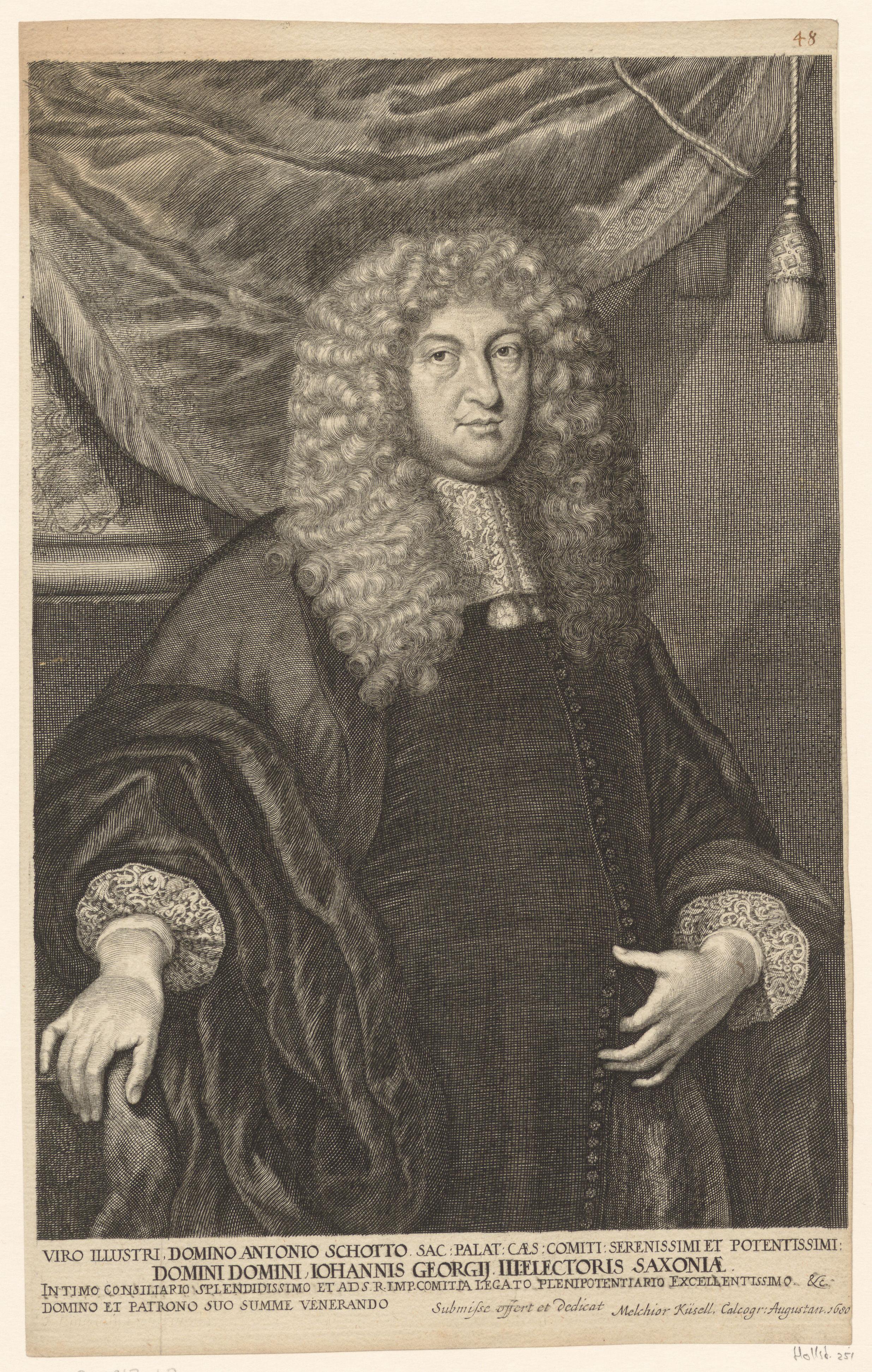Portret van Anton Schott