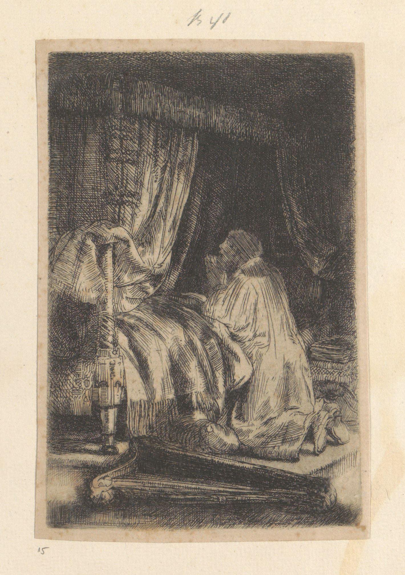 David in gebed