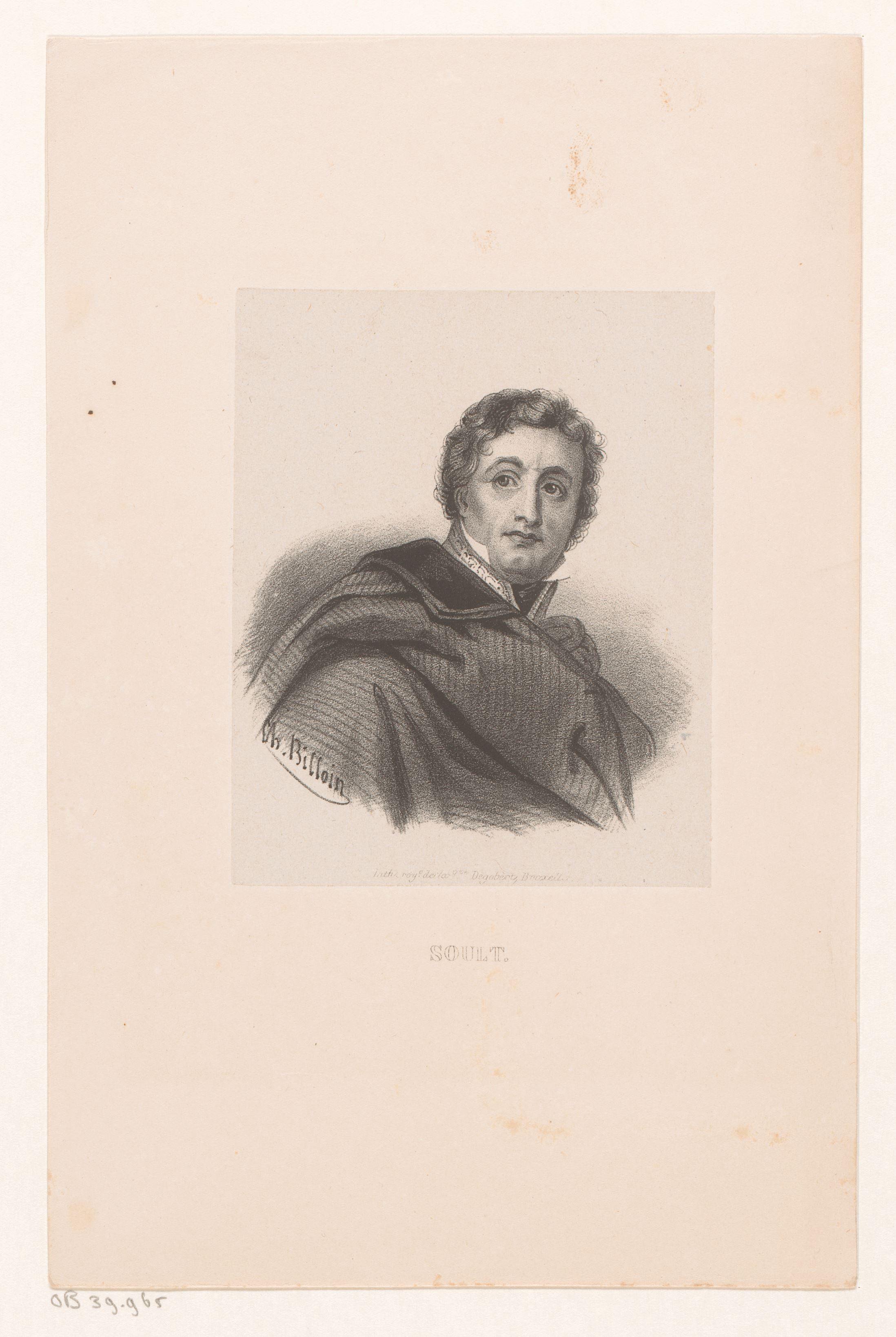 Portret van Nicolas Jean-de-Dieu Soult