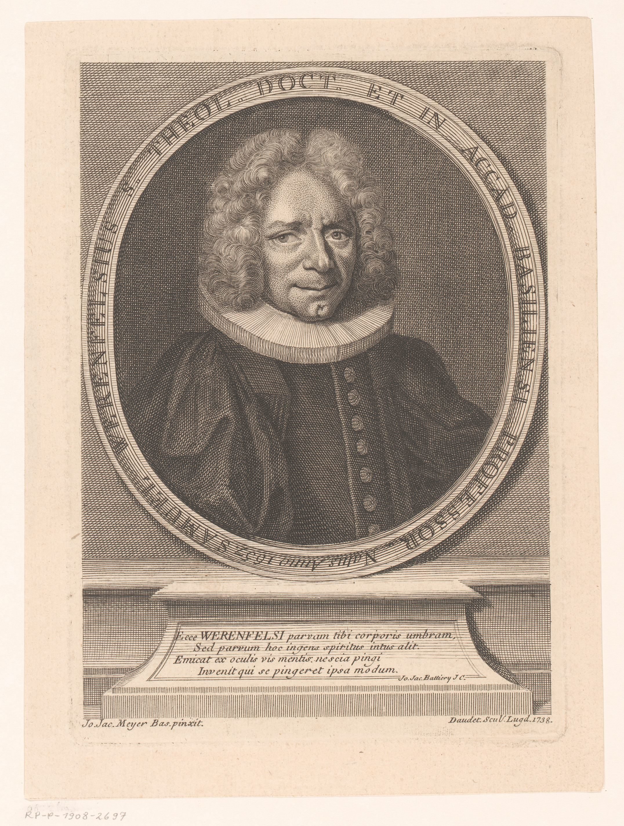 Portret van Samuel Werenfels