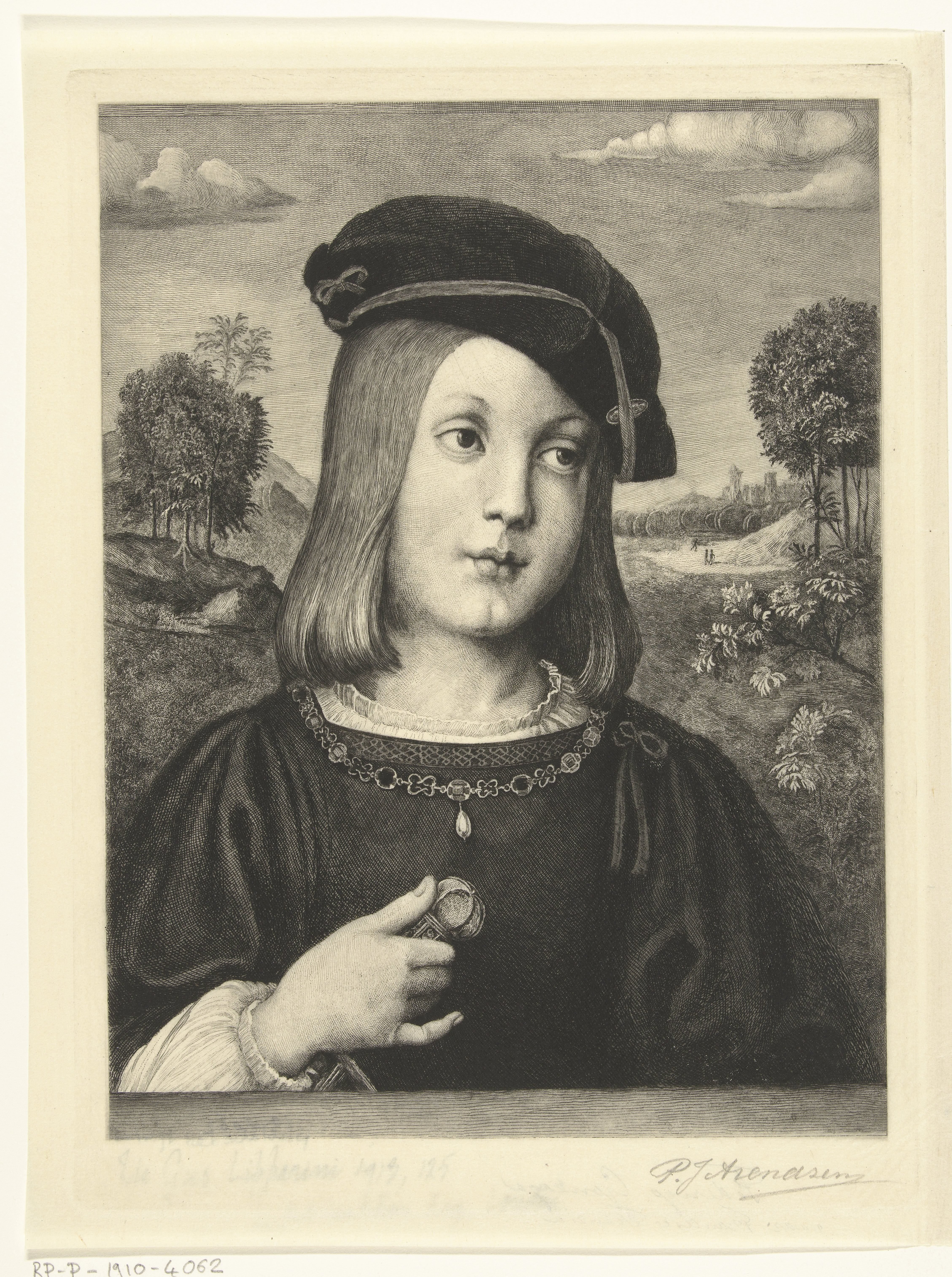 Portret van Federico Gonzaga als kind