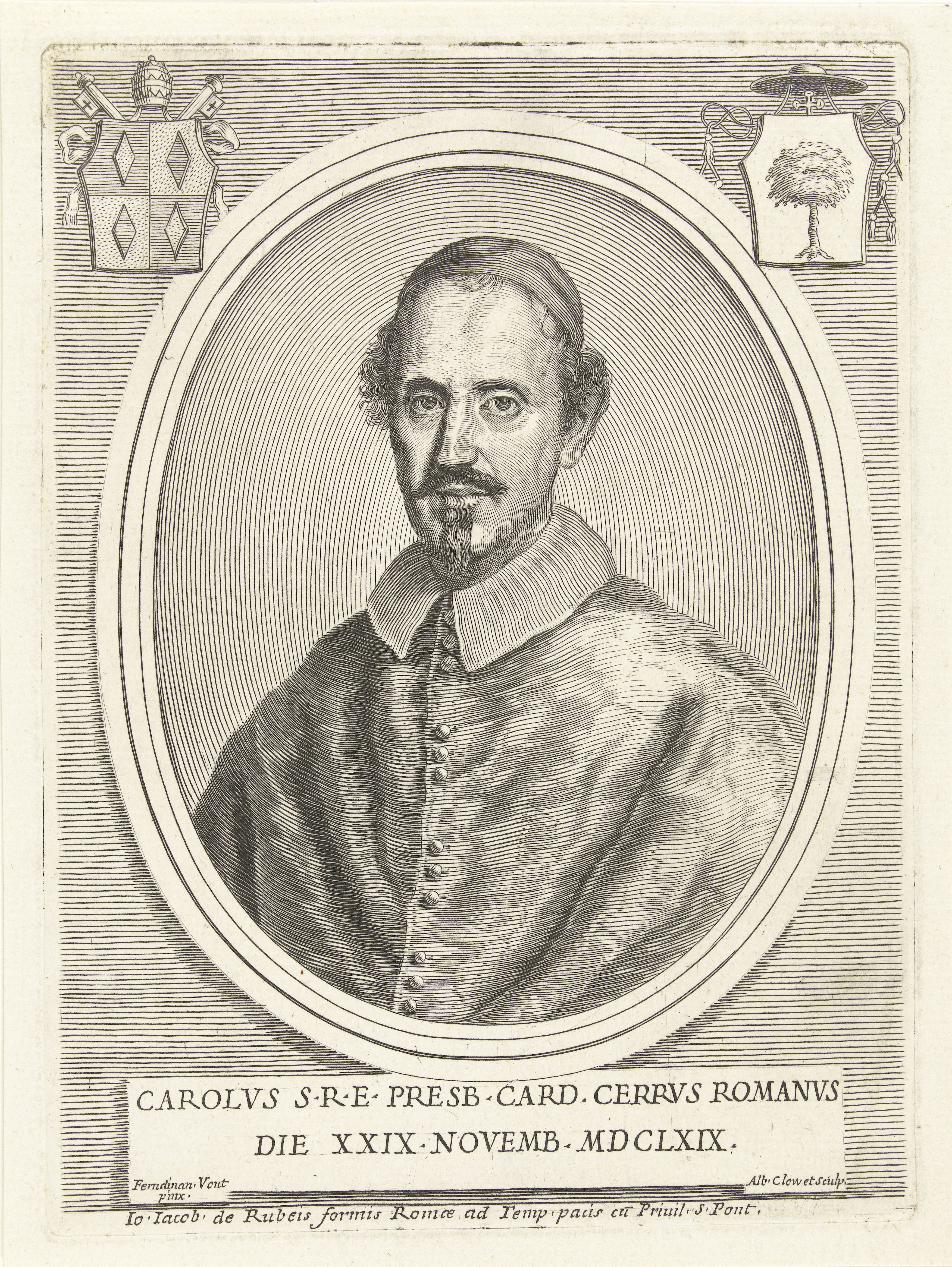 Portret van kardinaal Carlo Cerri