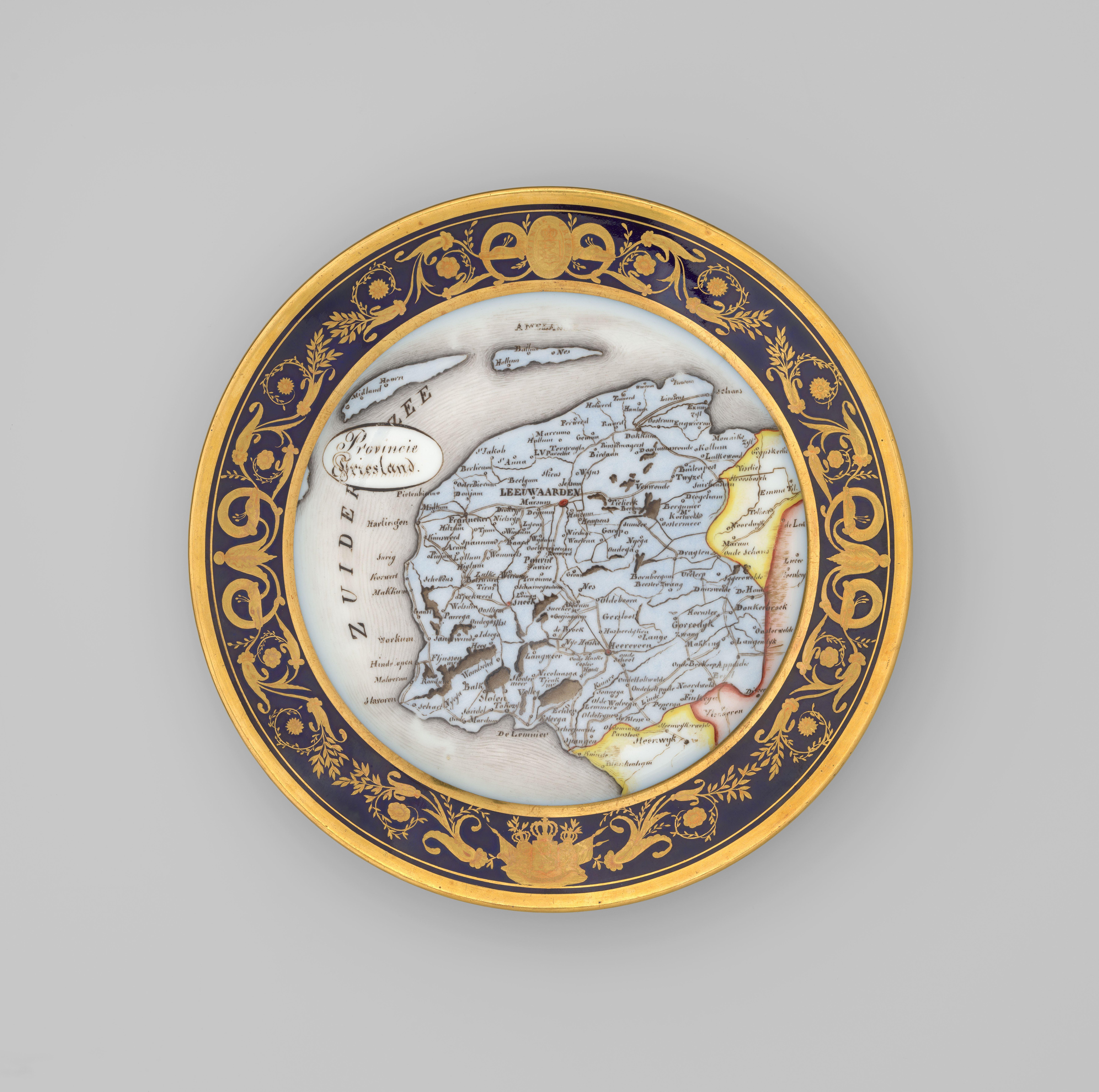 18 borden met het decor van een Nederlandse provincie