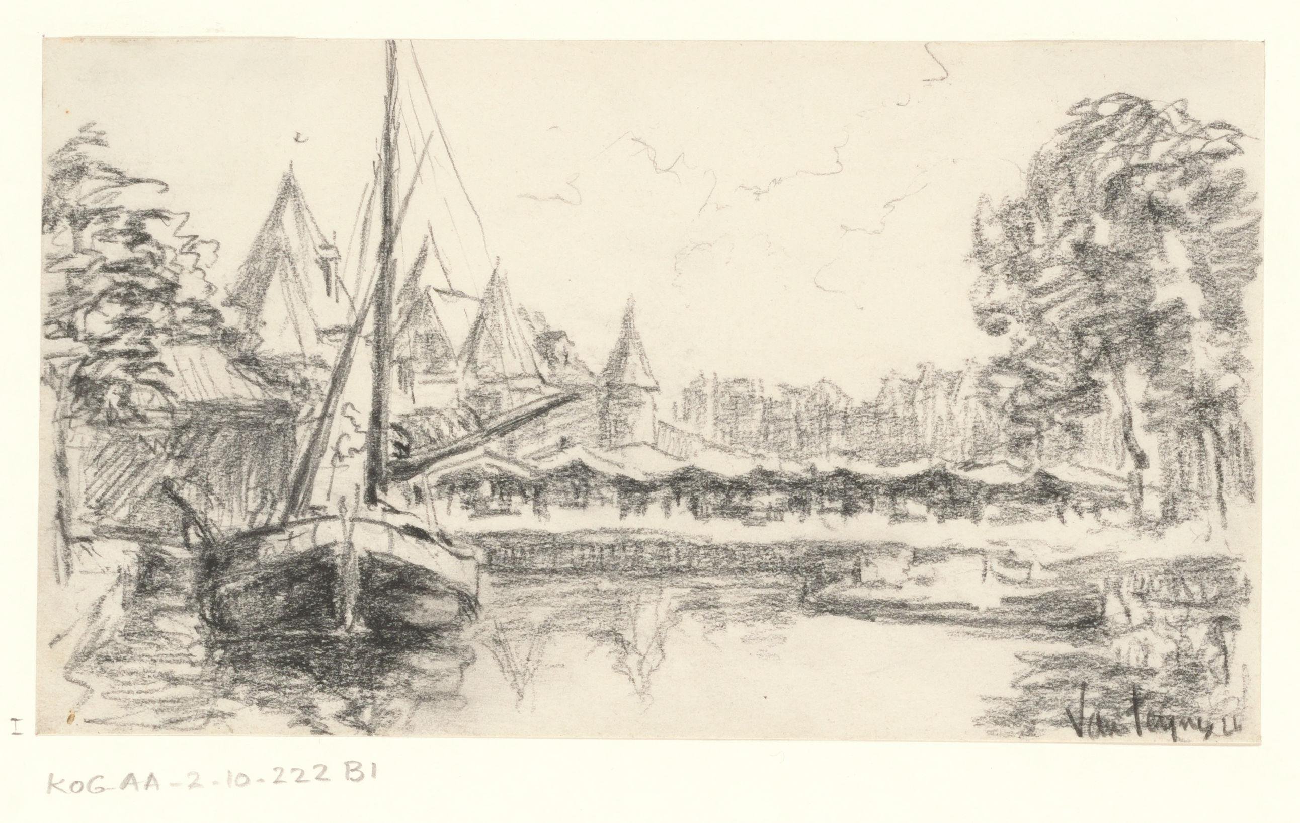 Gezicht op de Kloveniersburgwal