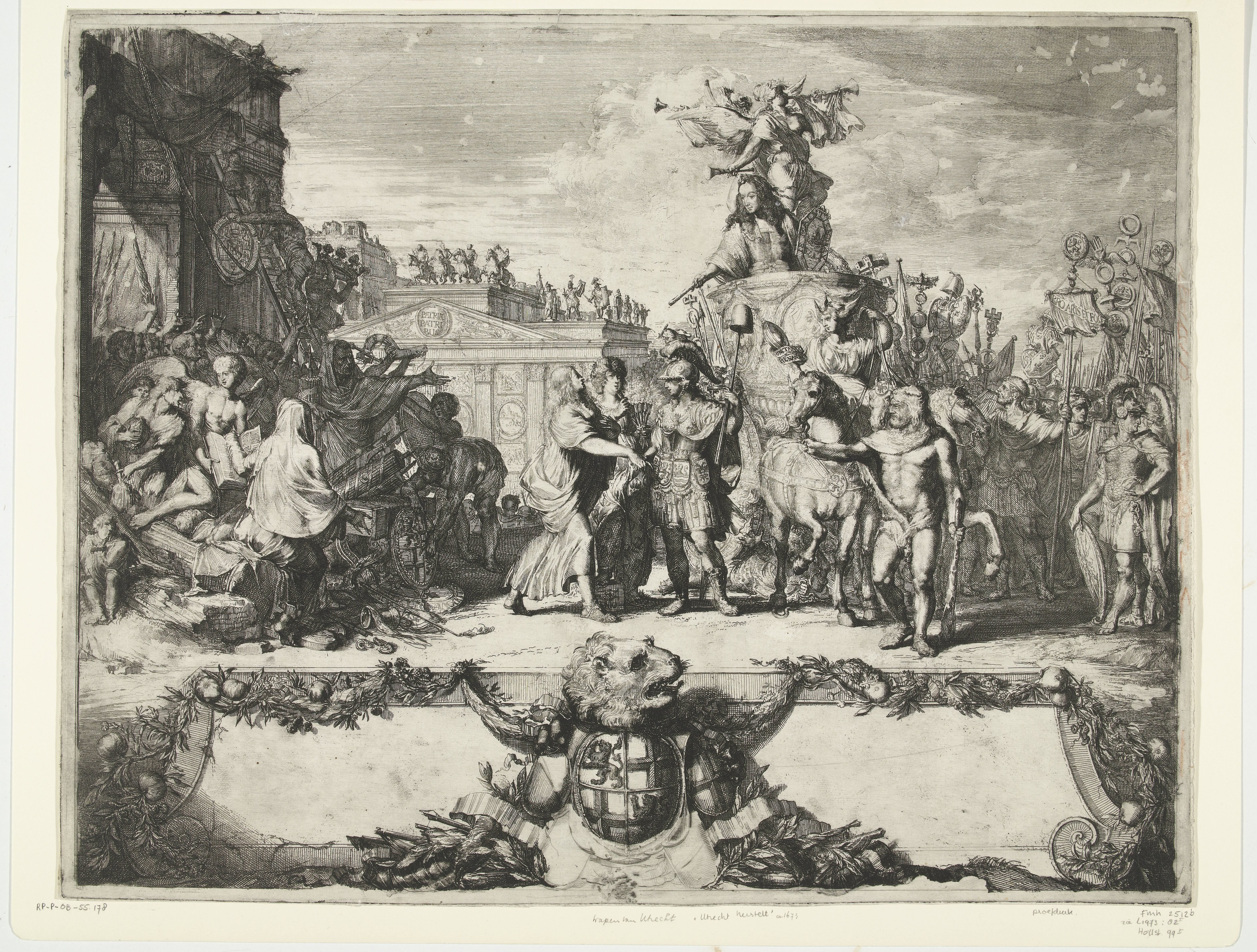 Allegorie op het herstel van Utrecht, 1673