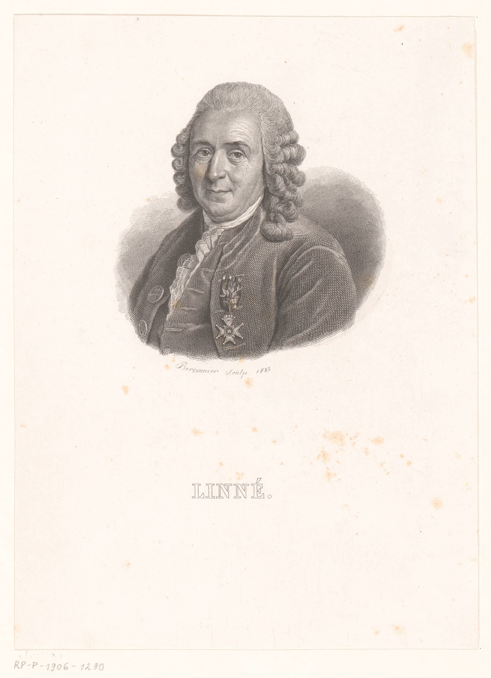 Portret van Carl Linnaeus