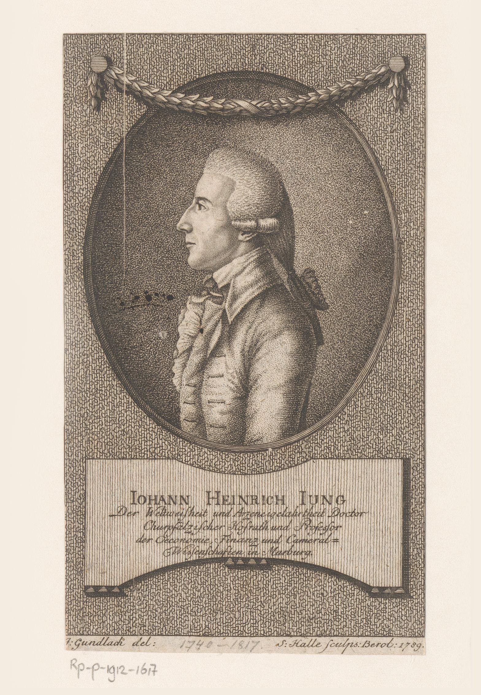 Portret van Johann Heinrich Jung-Stilling