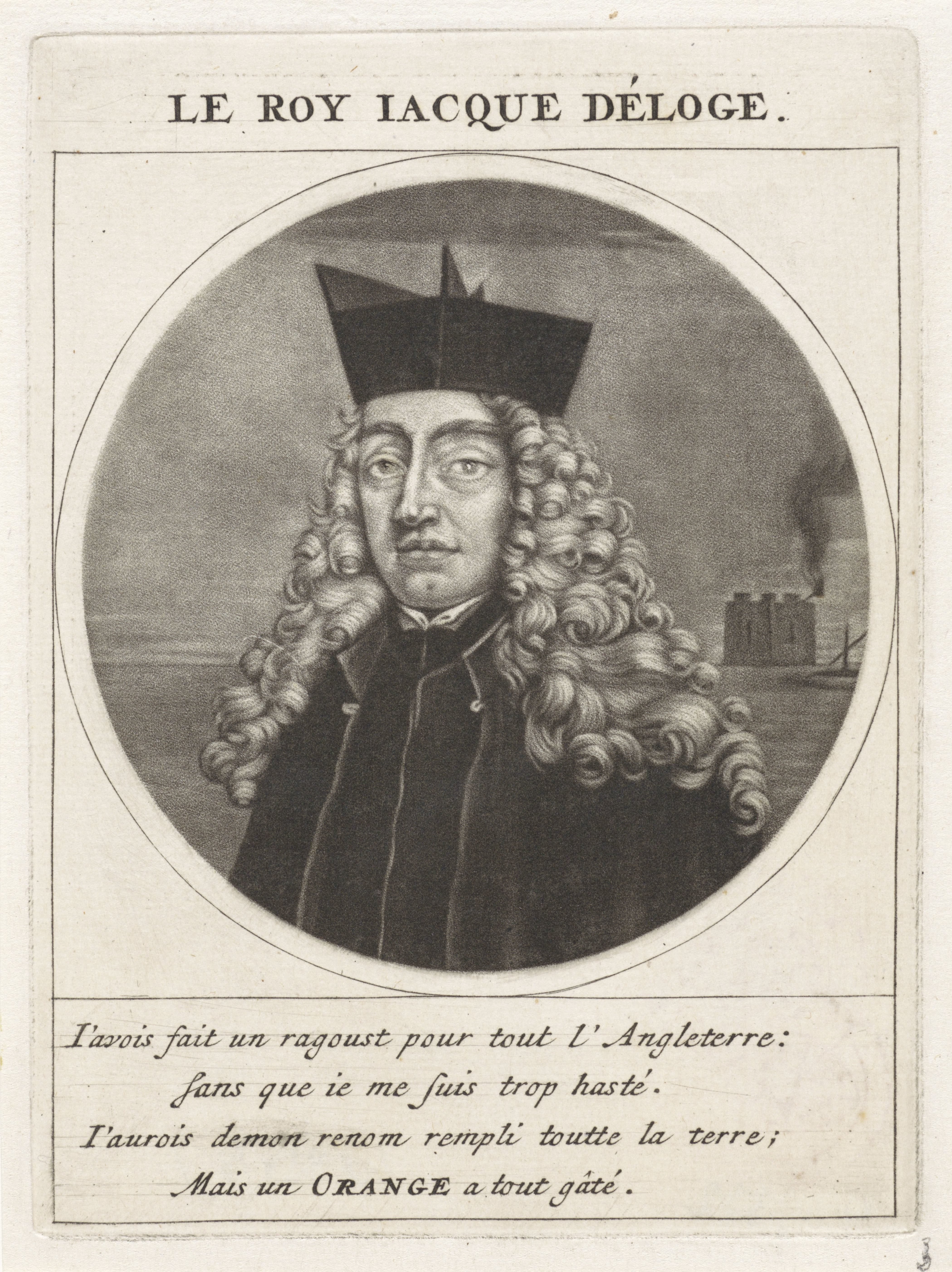 Portret van Jacobus II, koning van Engeland