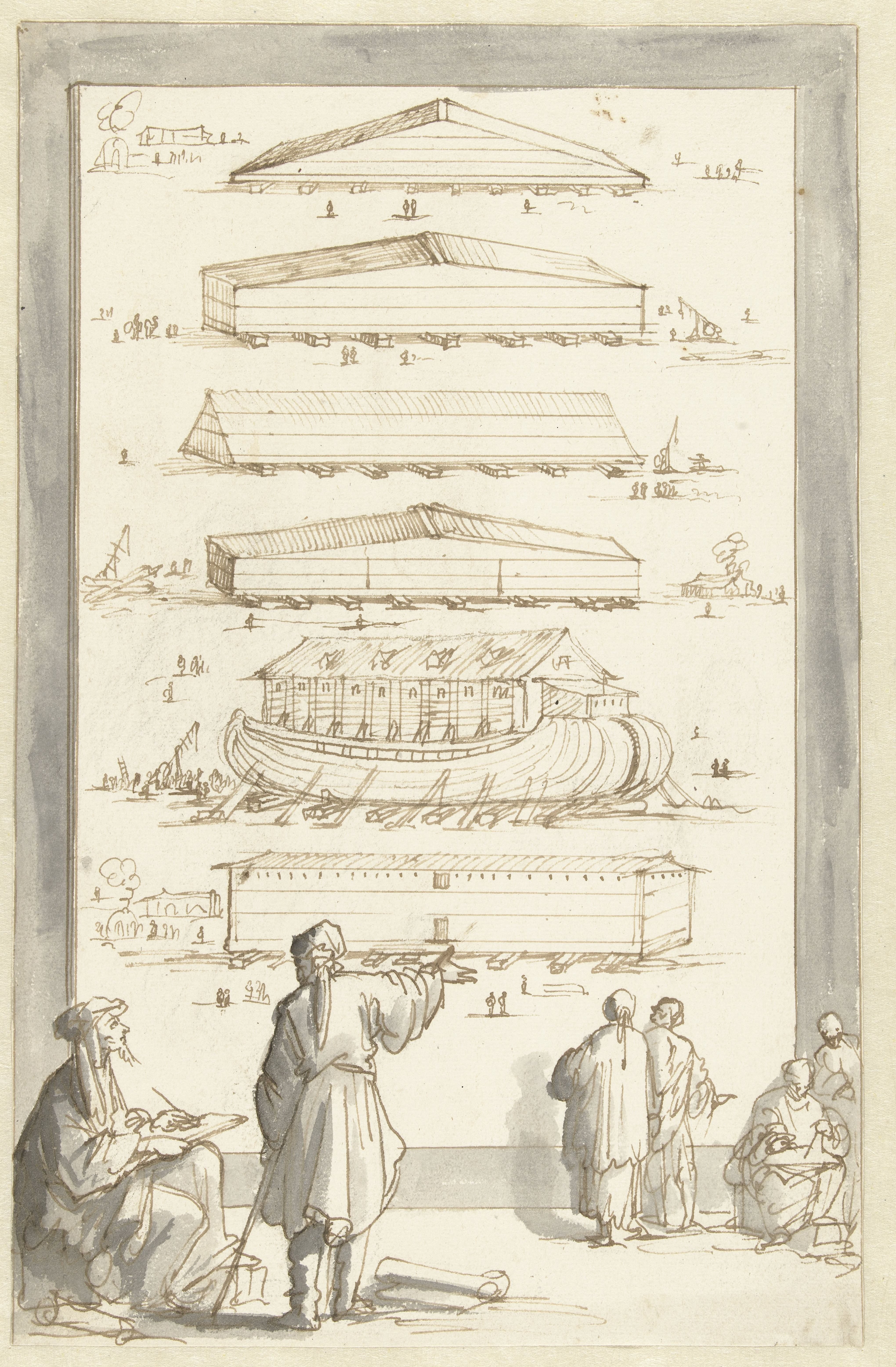 Bouw van de ark van Noach