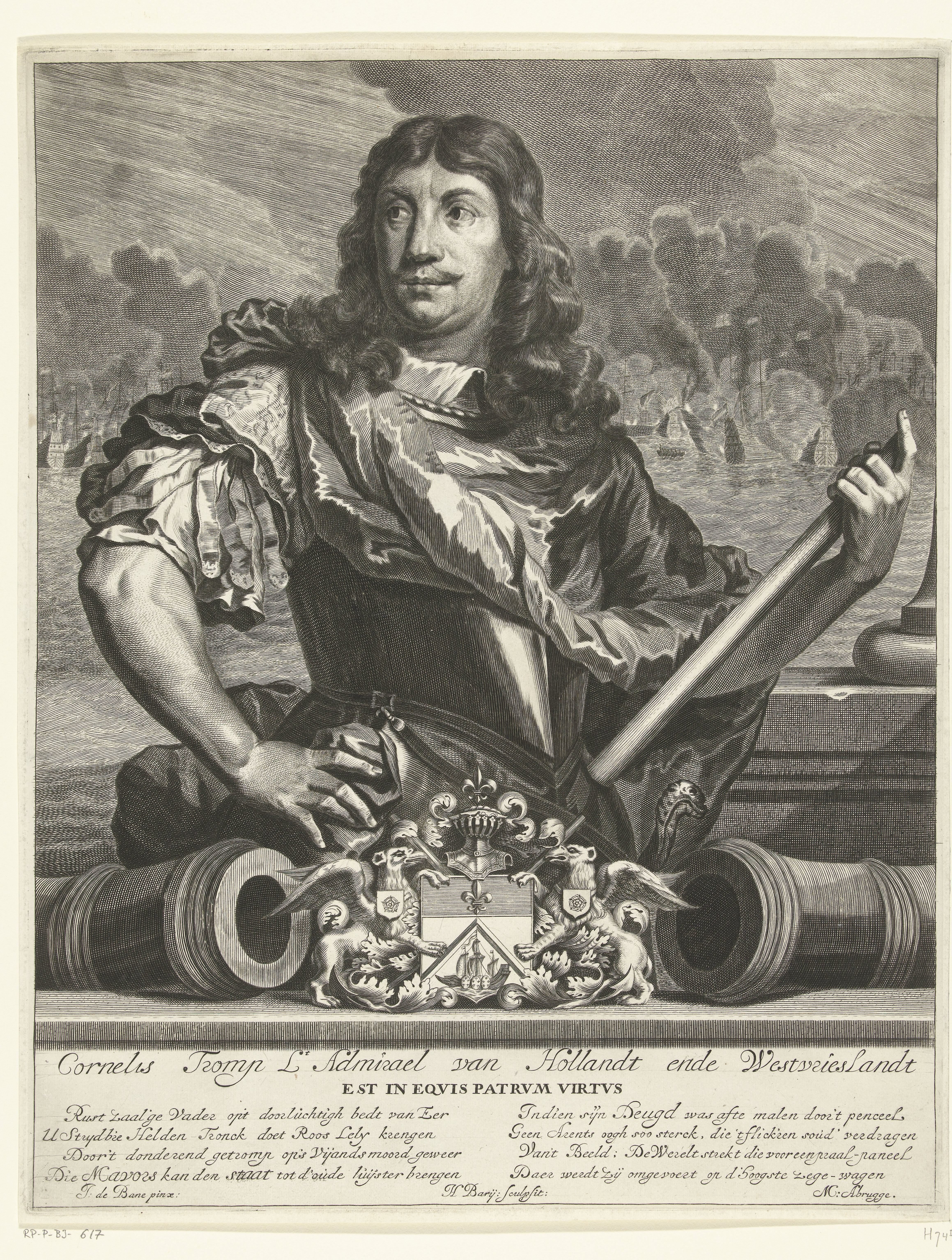 Portret van admiraal Cornelis Tromp