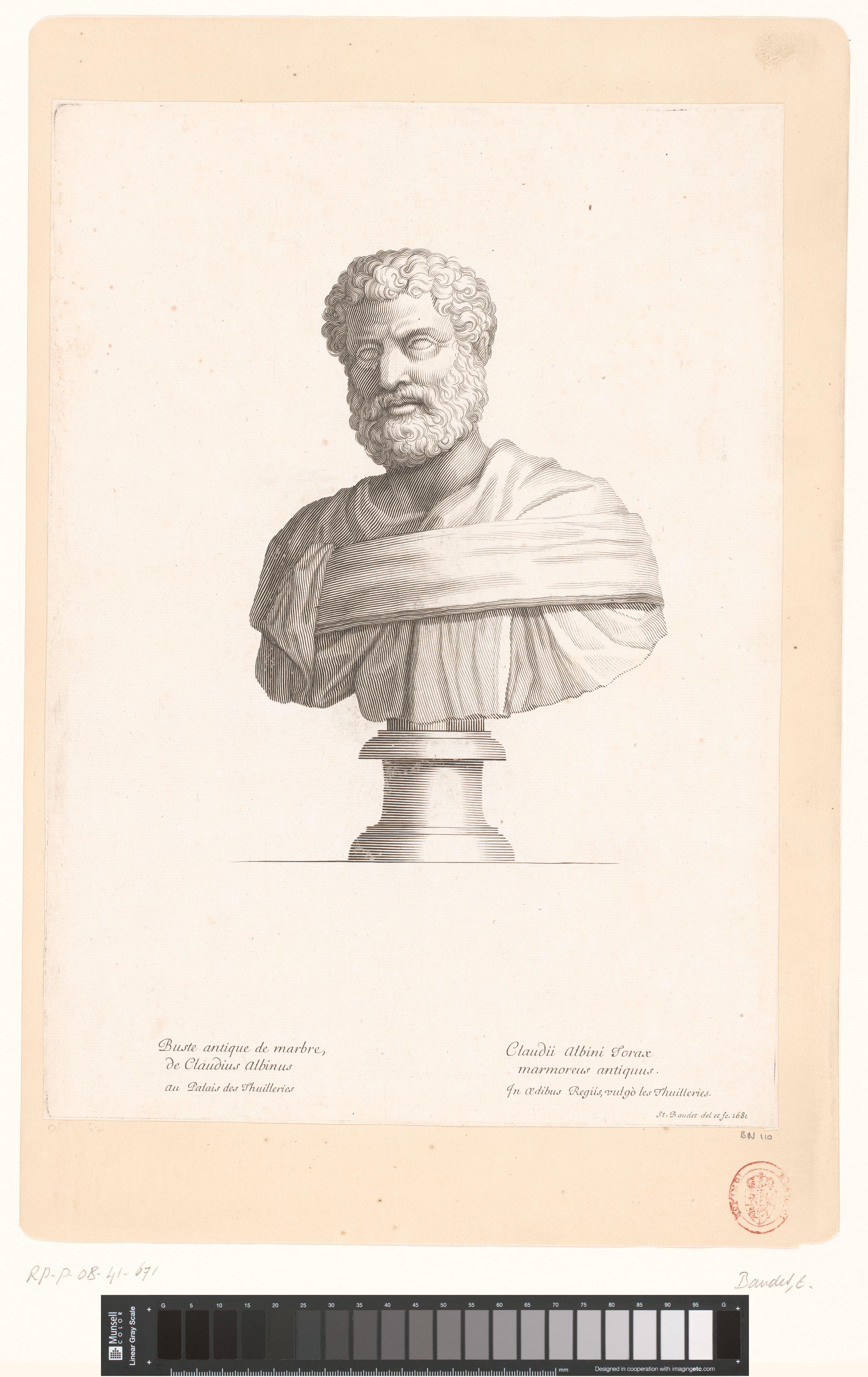 Antieke buste van Clodius Albinus