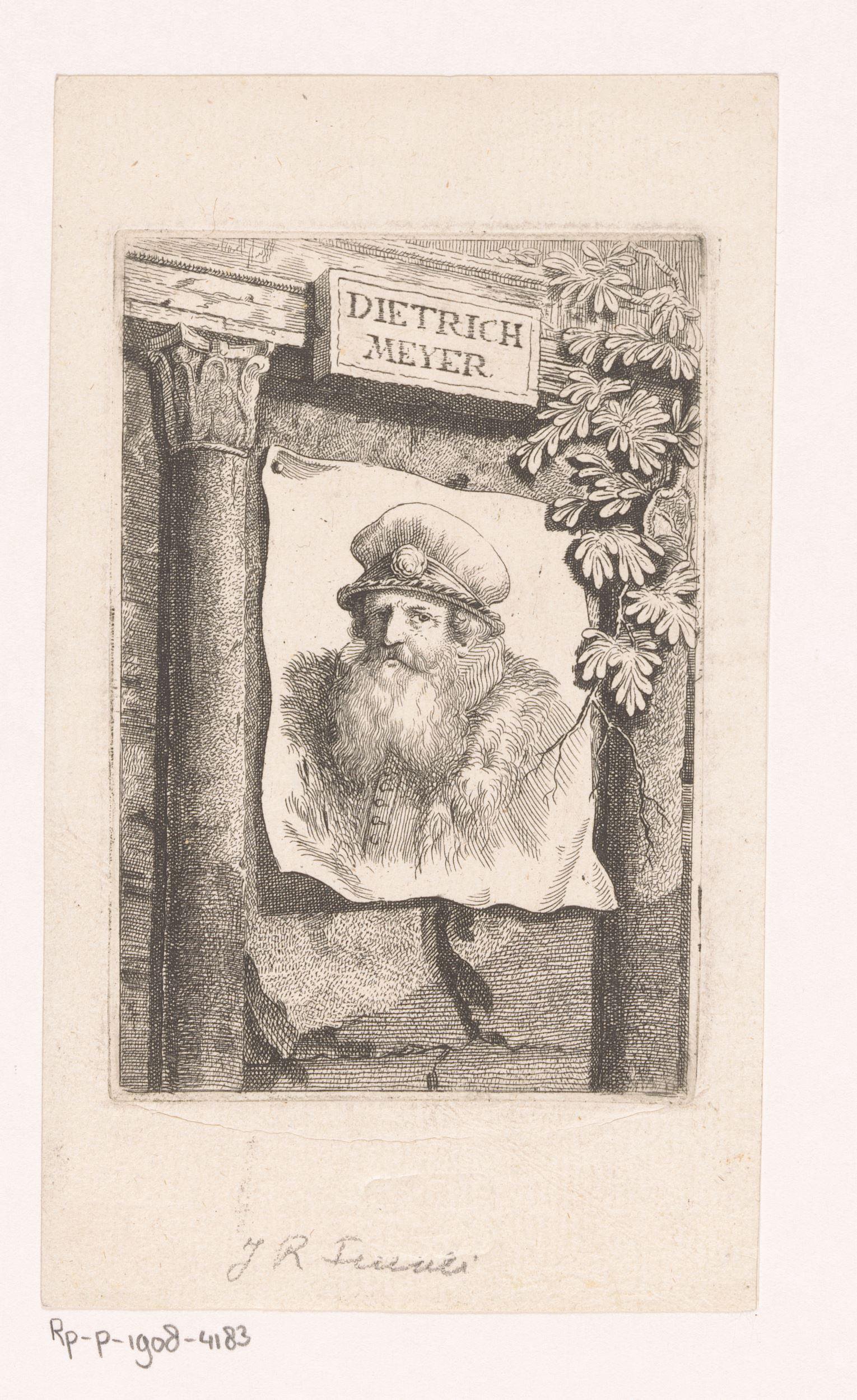Portret van Dietrich Meyer