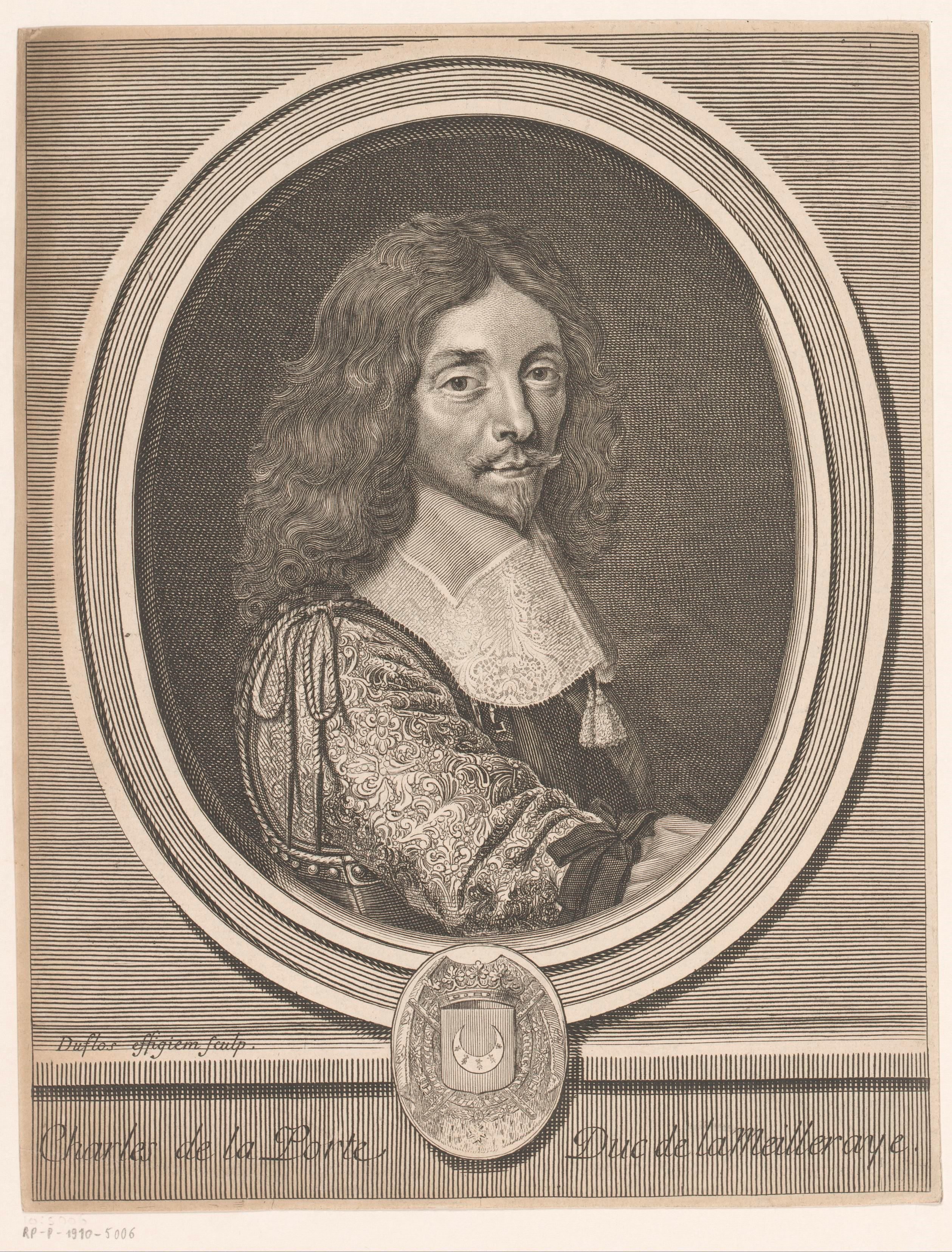 Portret van Charles de la Porte