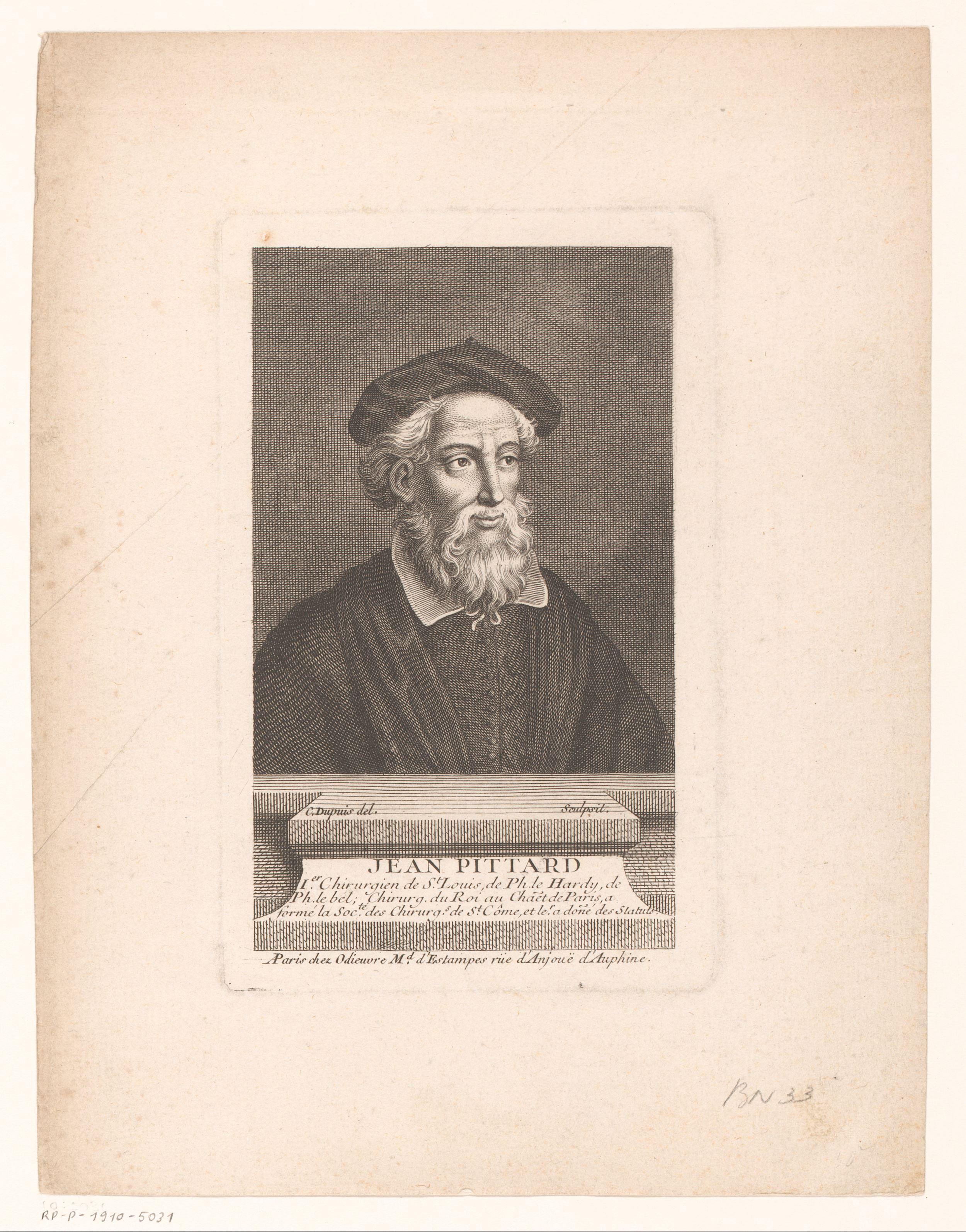 Portret van Jean Pitard