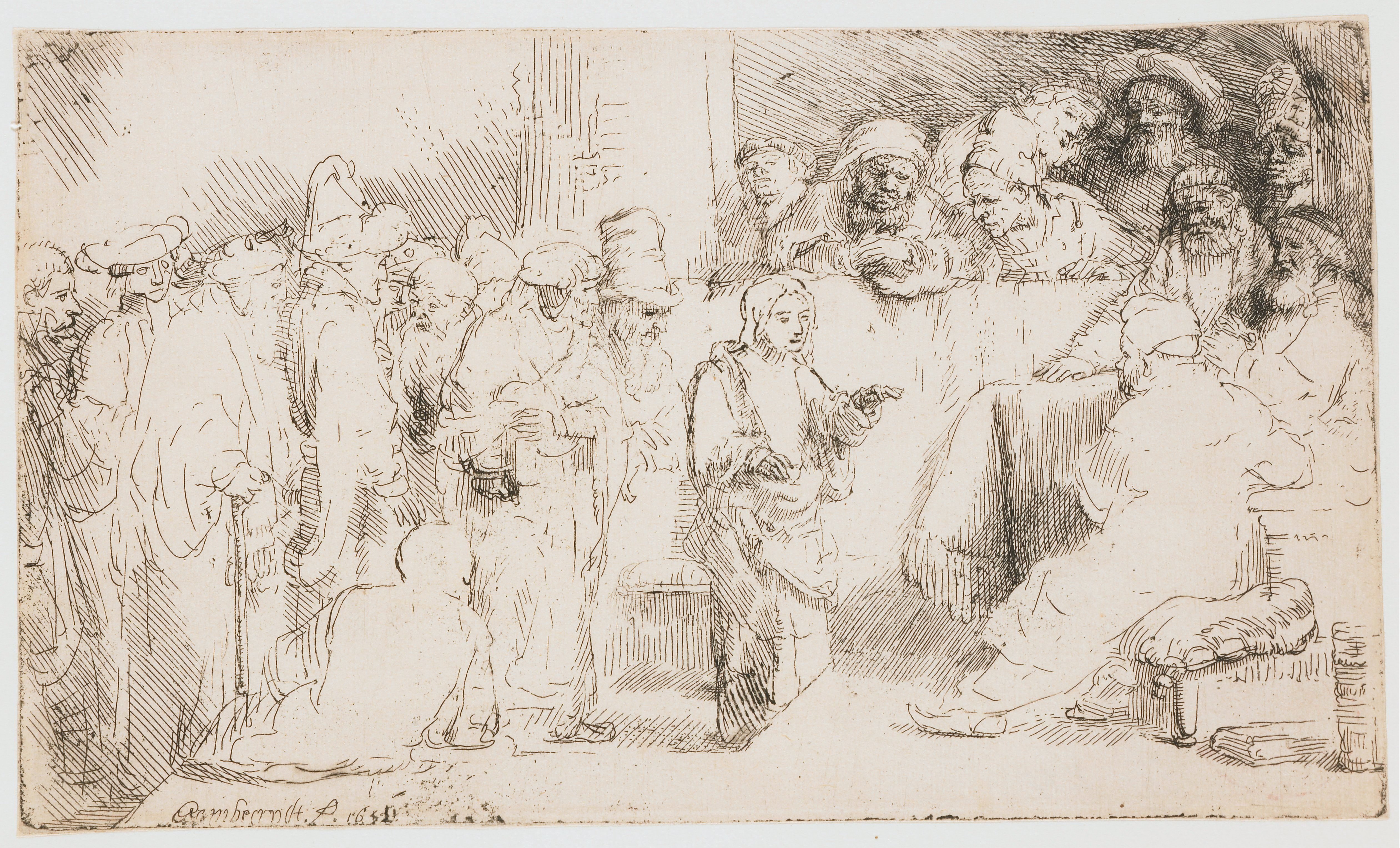 Christ disputing with the Doctors: a sketch