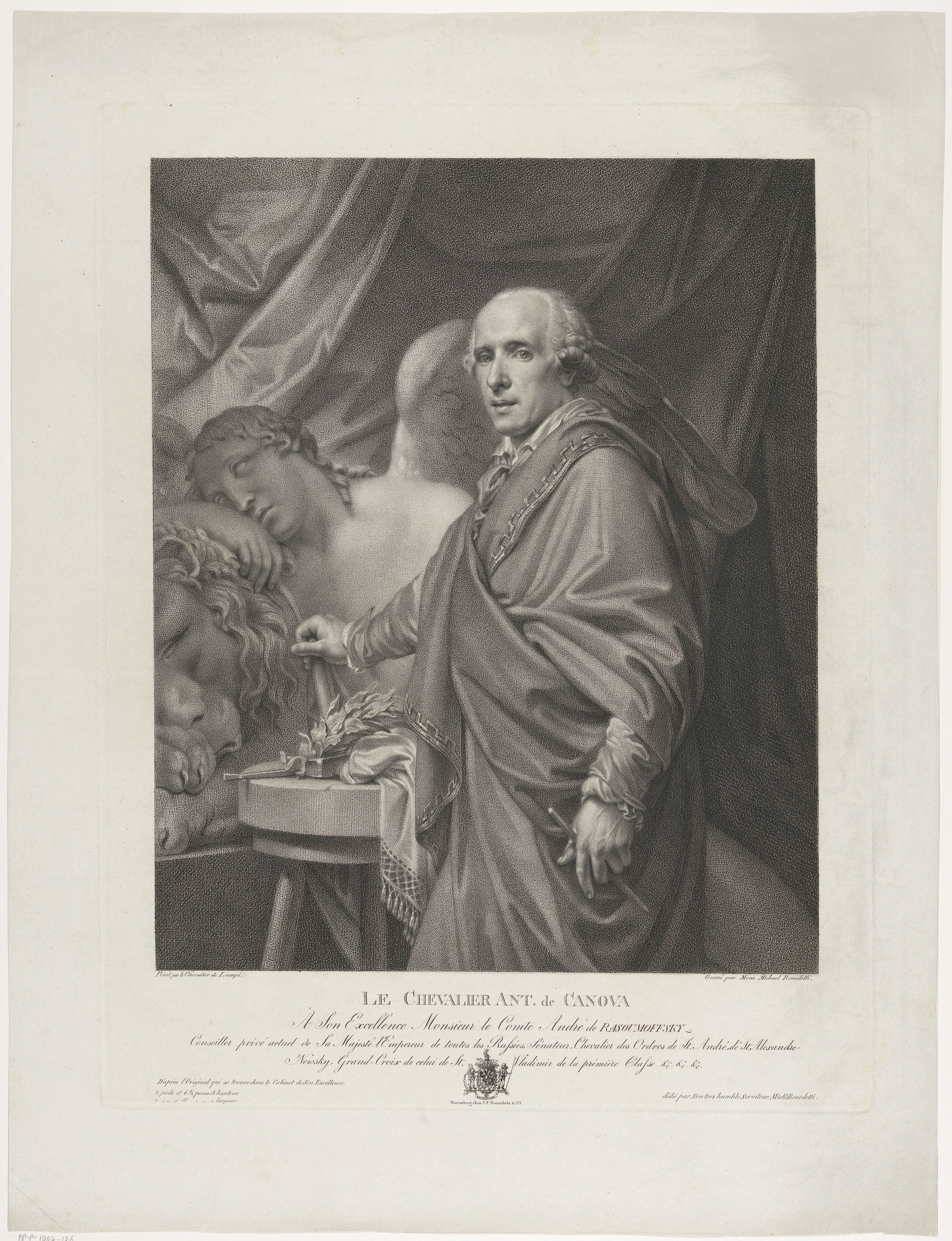 Portrait of Antonio Canova