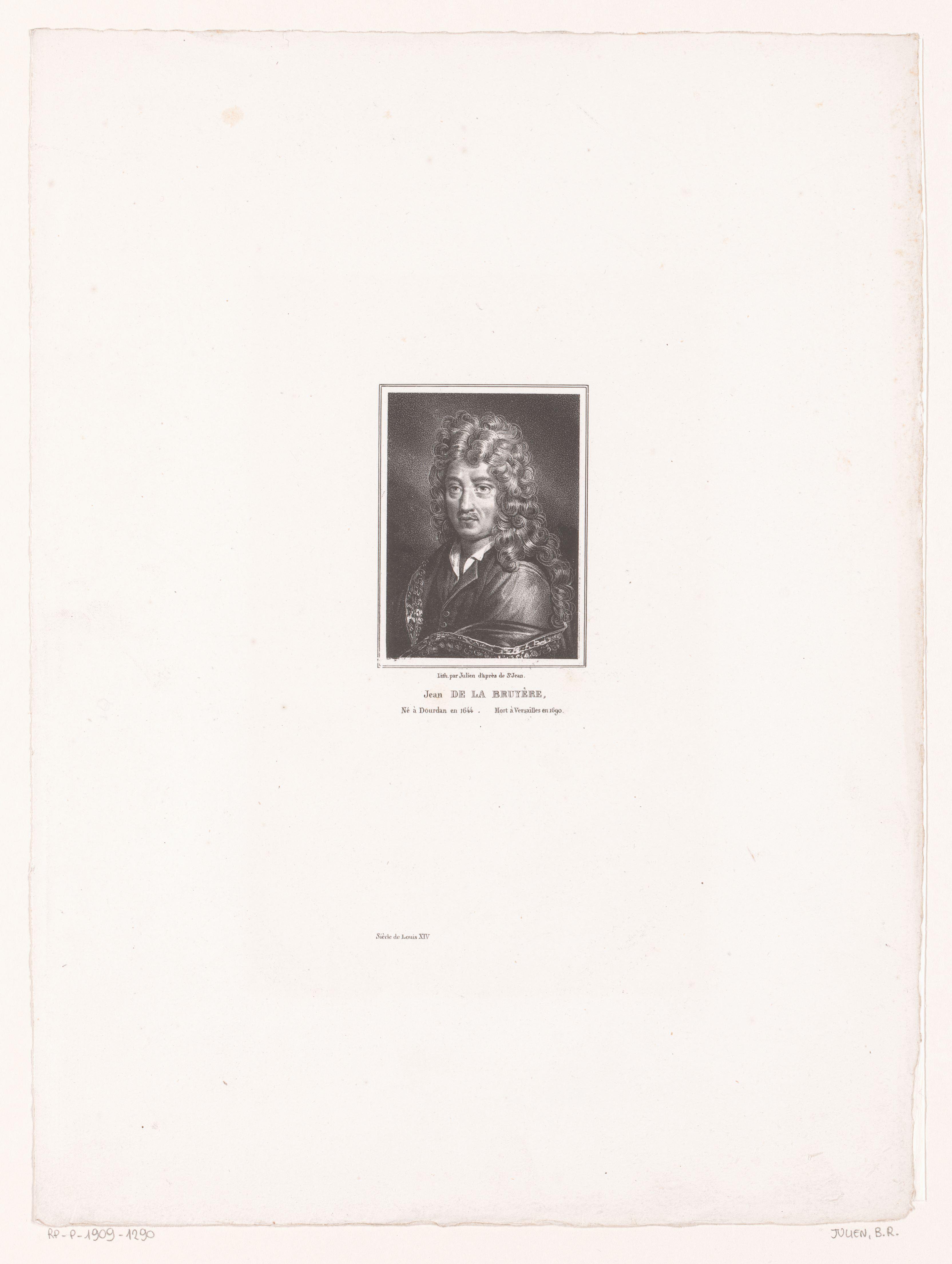 Portret van Jean de La Bruyère