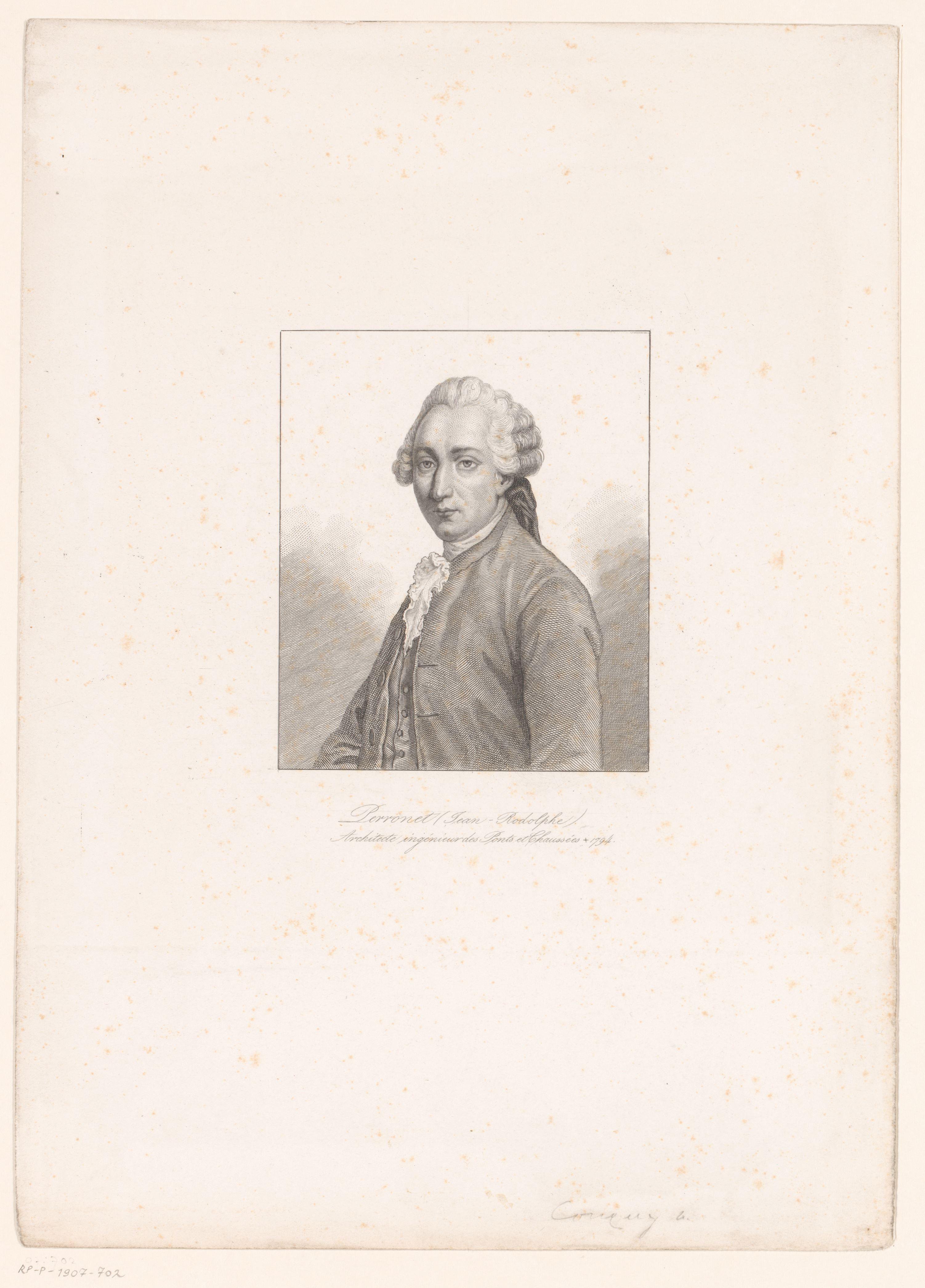 Portret van Jean-Rodolphe Perronet