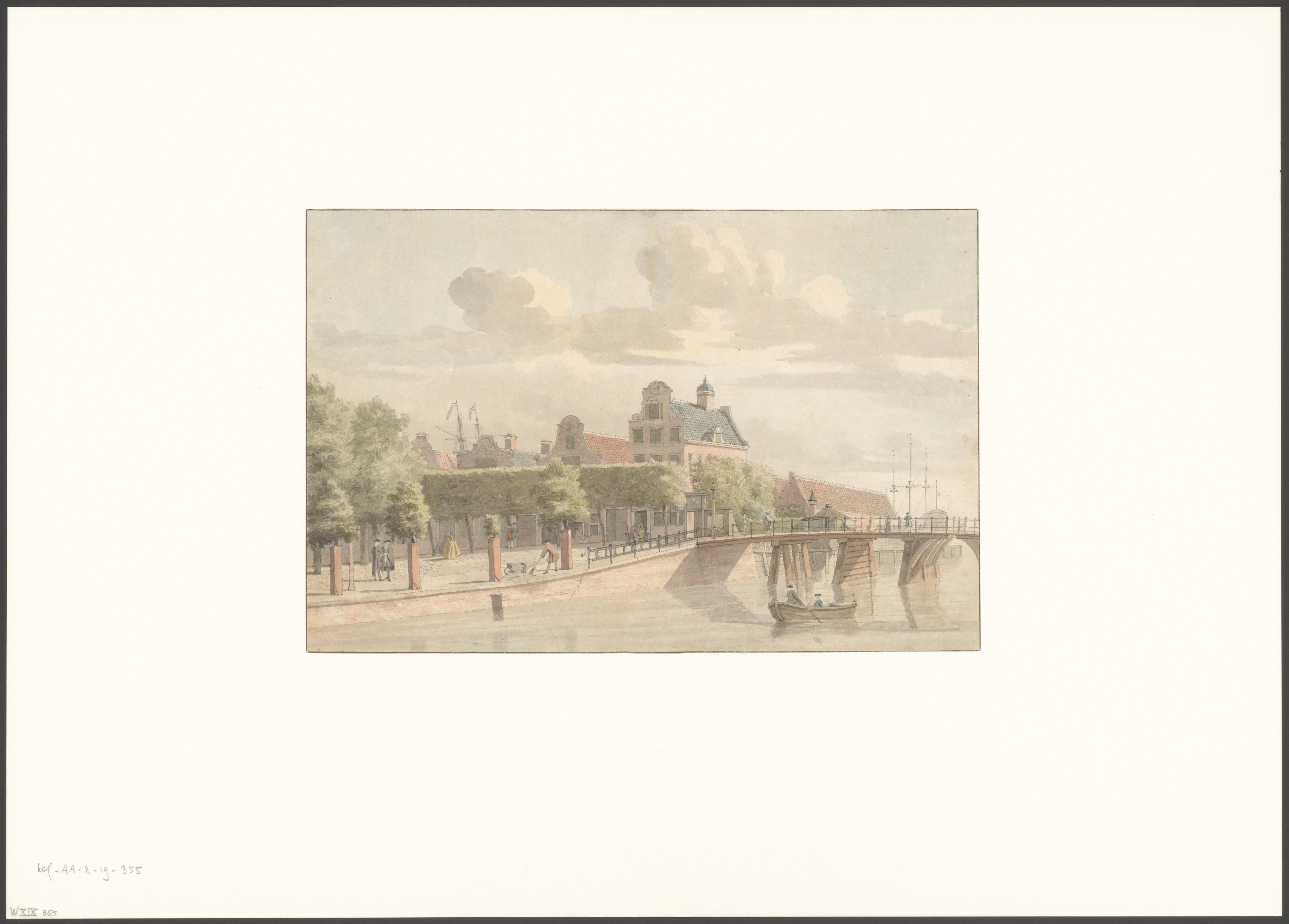 Gezicht op de Eilandsgracht