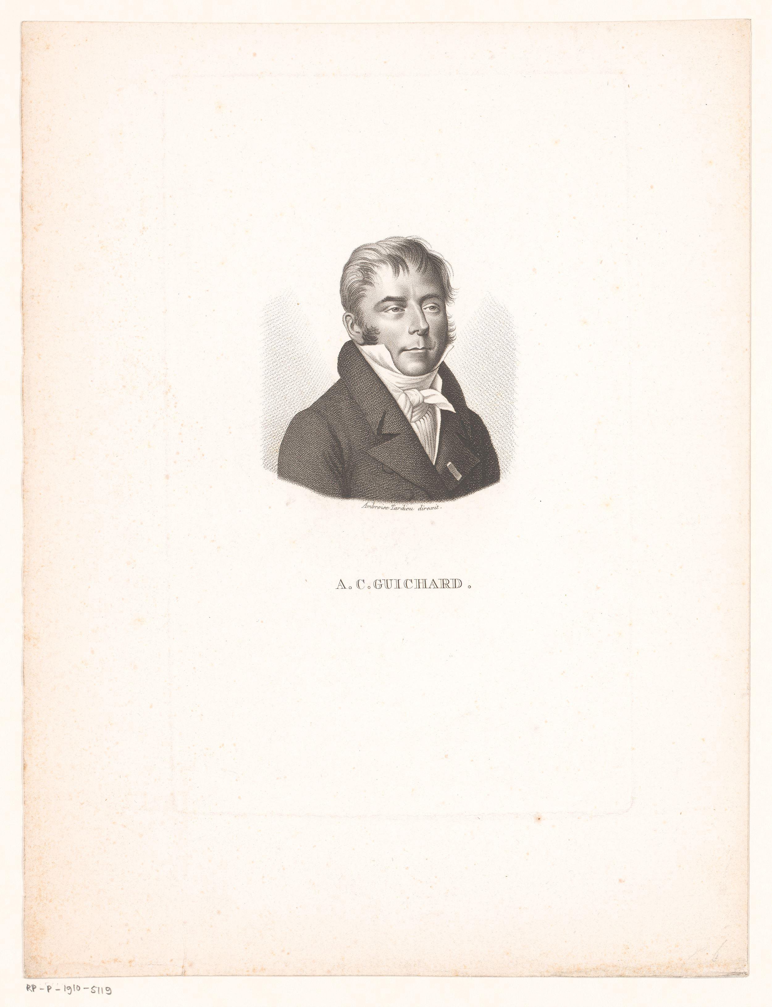 Portret van A.C. Guichard